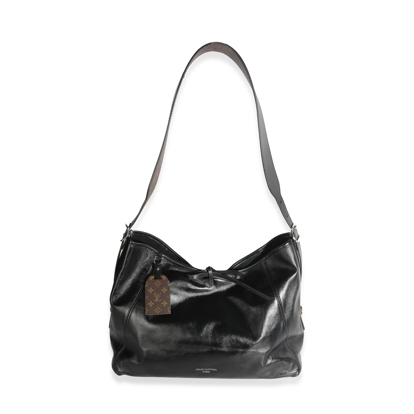 Louis Vuitton Black Lambskin Carryall MM