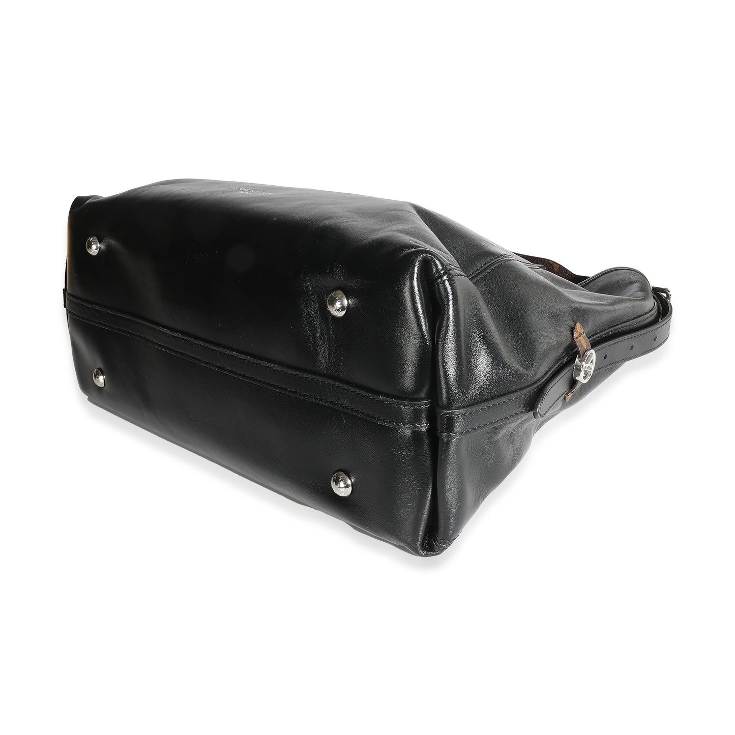 Louis Vuitton Black Lambskin Carryall MM