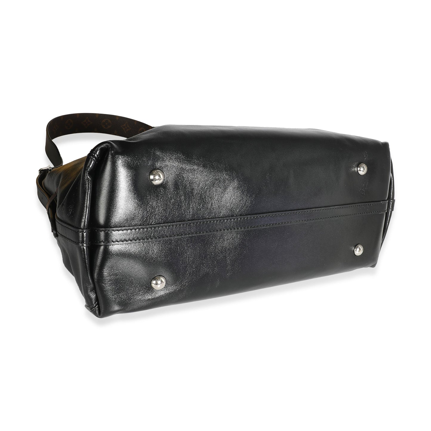 Louis Vuitton Black Lambskin Carryall MM