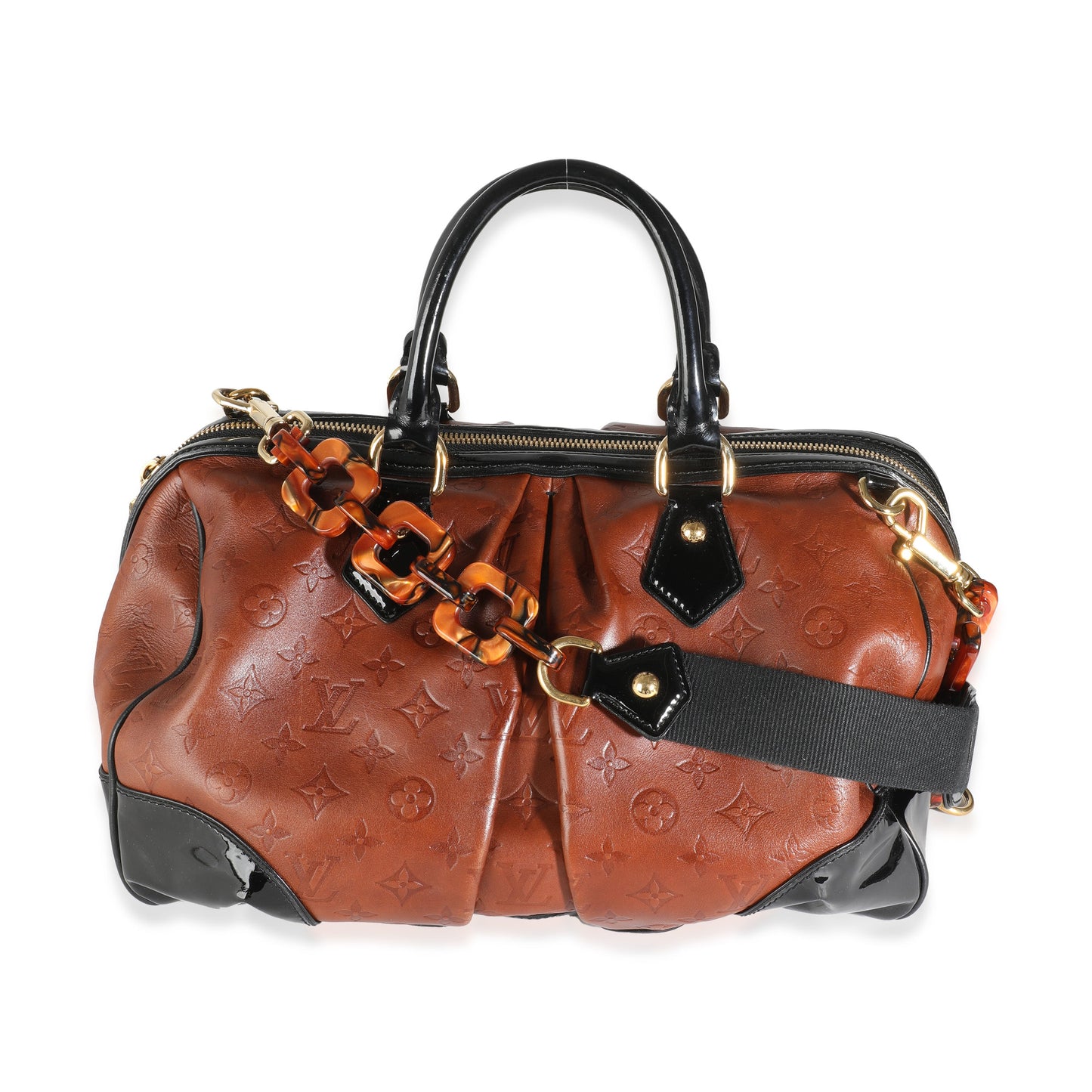 Louis Vuitton Fauve Cuir Embossed Monogram Stephen Bag