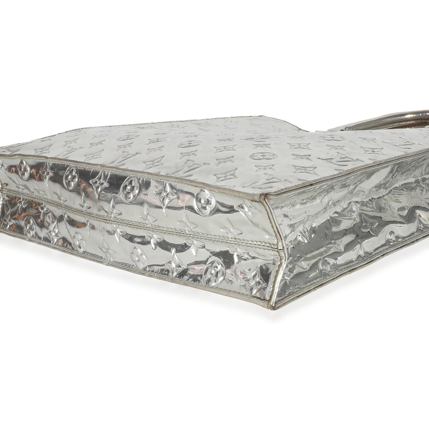 Louis Vuitton Silver Monogram Miroir Sac Plat