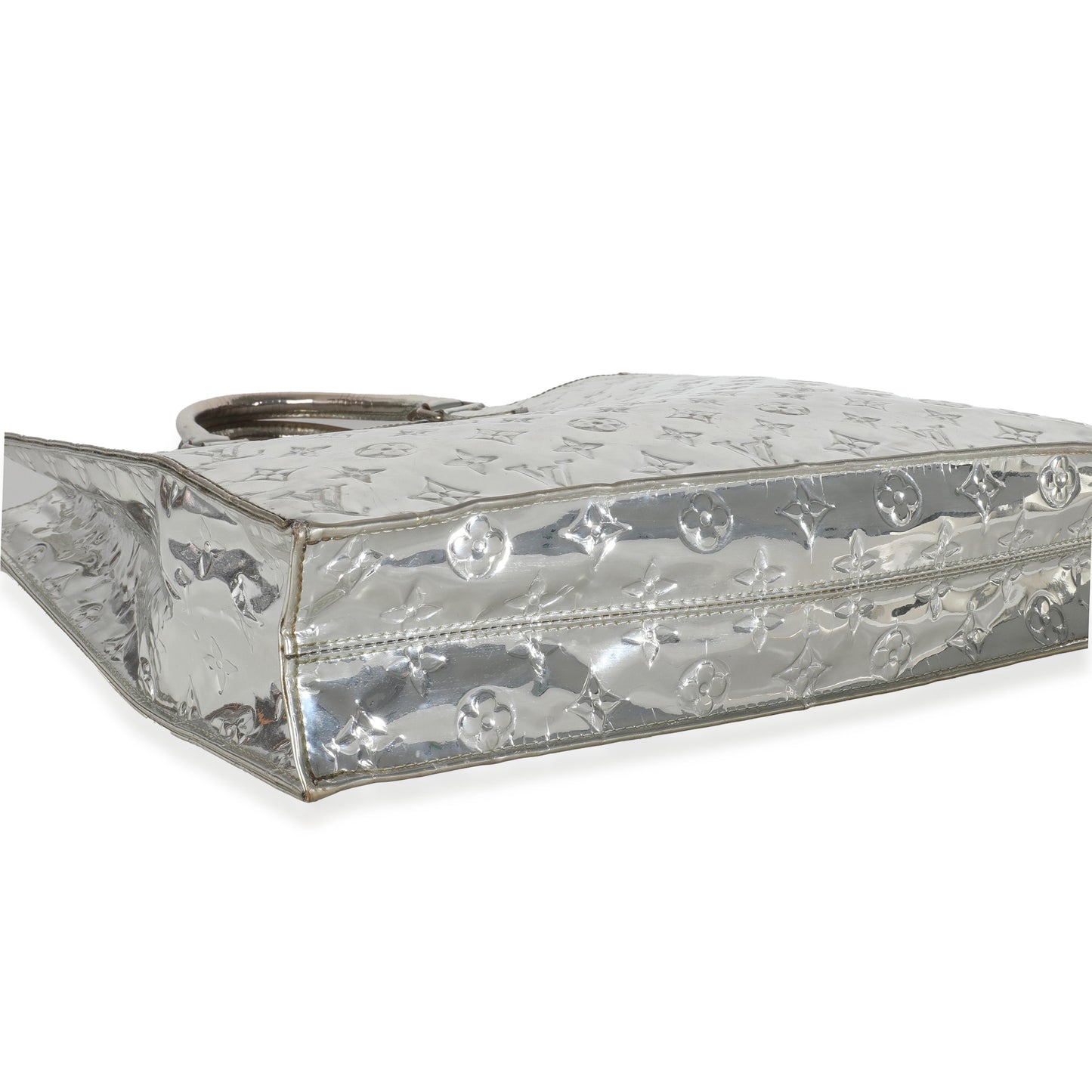 Louis Vuitton Silver Monogram Miroir Sac Plat