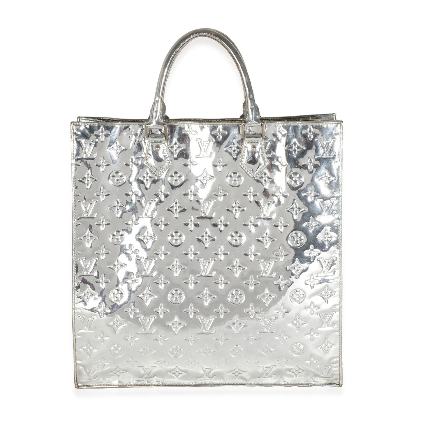 Louis Vuitton Silver Monogram Miroir Sac Plat