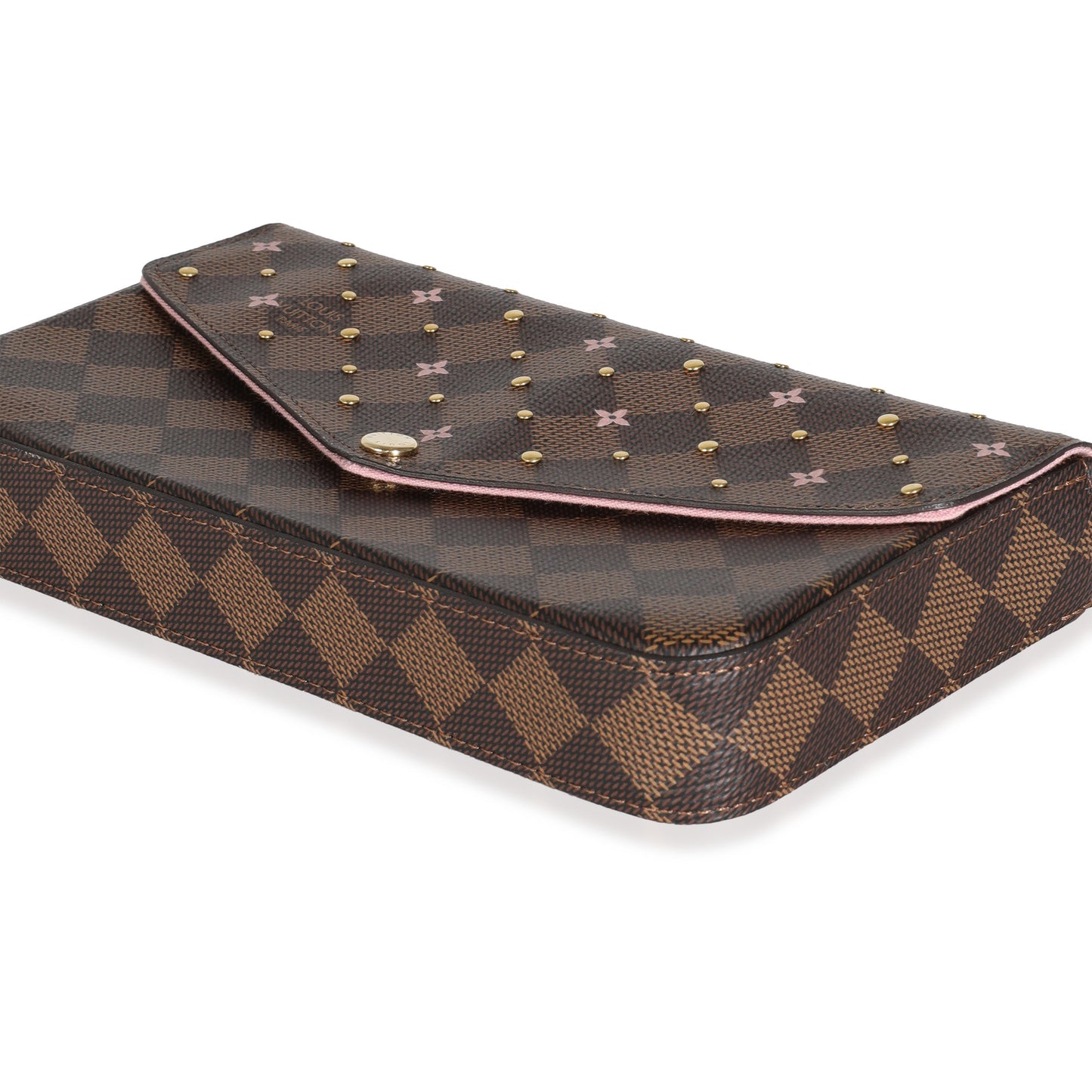 Louis Vuitton Damier Ebene Canvas Studded Felicie Pochette