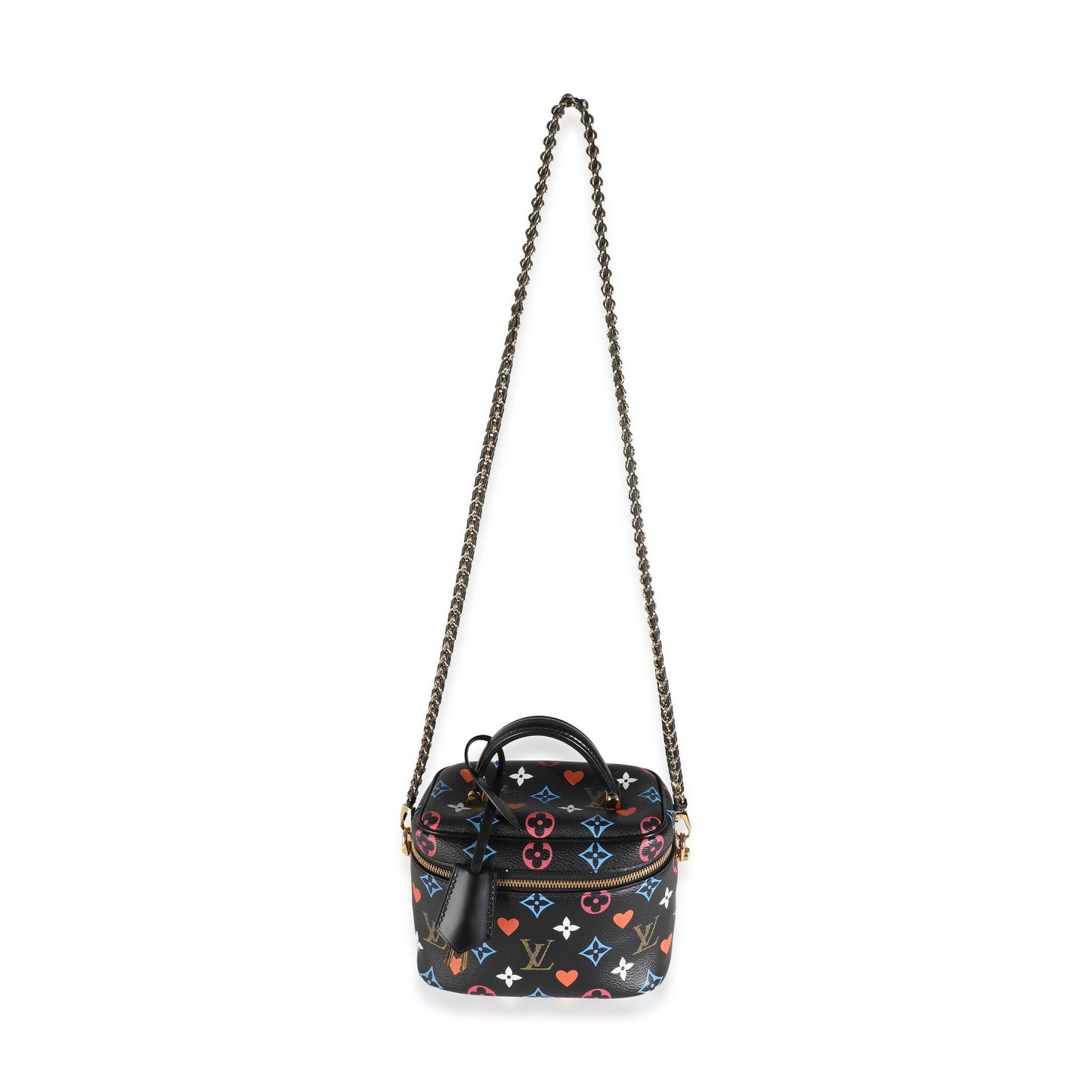 Louis Vuitton Black Multicolor Canvas Game On Vanity PM