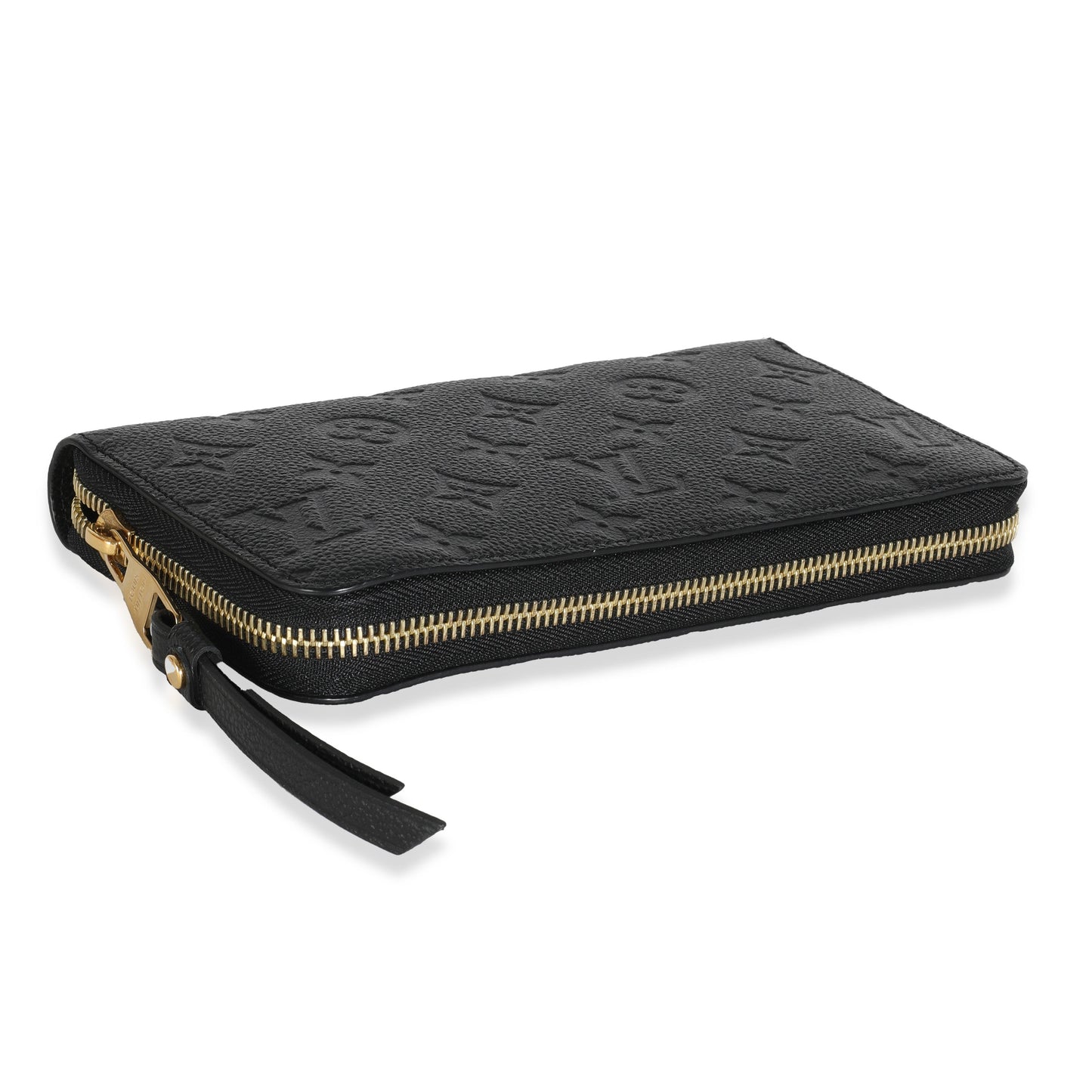 Louis Vuitton Black Empreinte Zippy Wallet