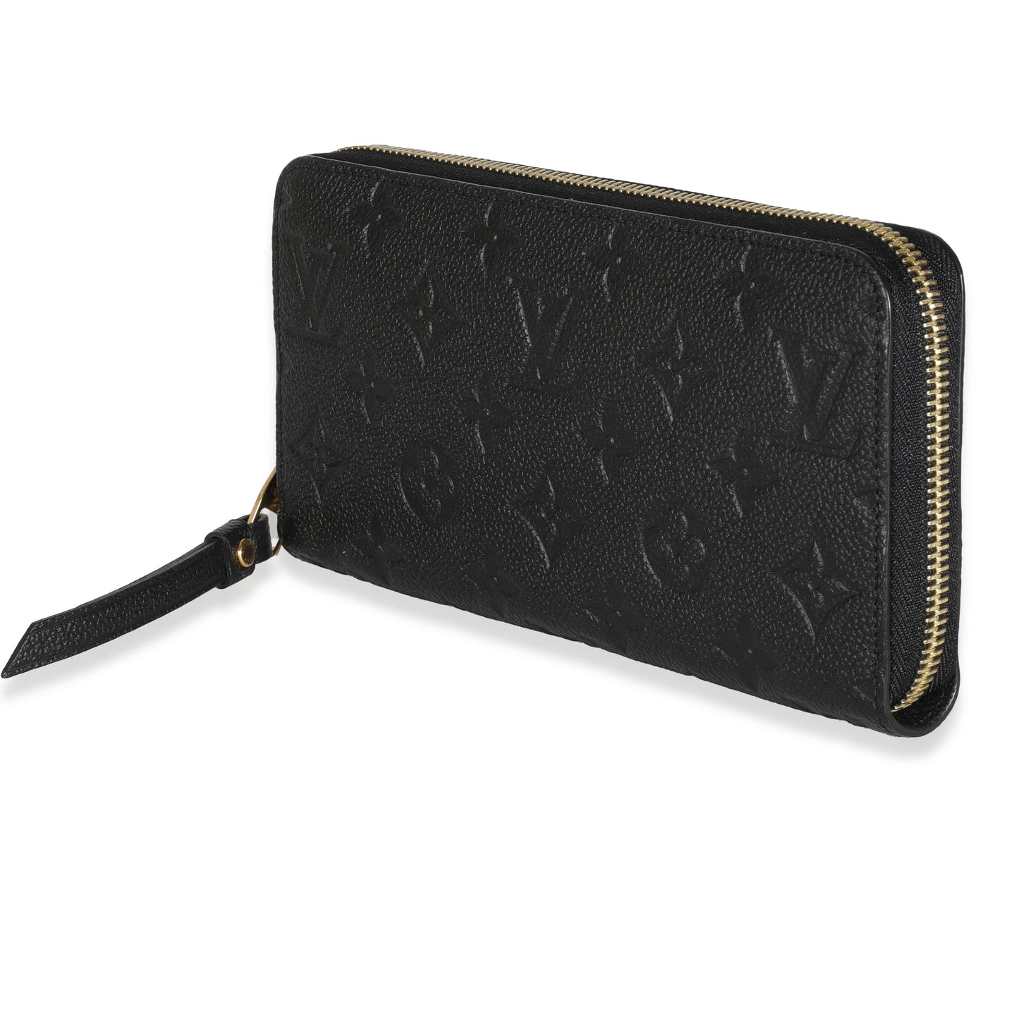 Louis Vuitton Black Empreinte Zippy Wallet