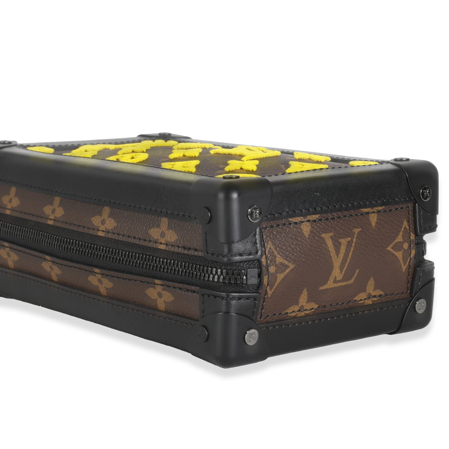 Louis Vuitton Jaune Monogram Tuffetage Canvas Vertical Soft Trunk