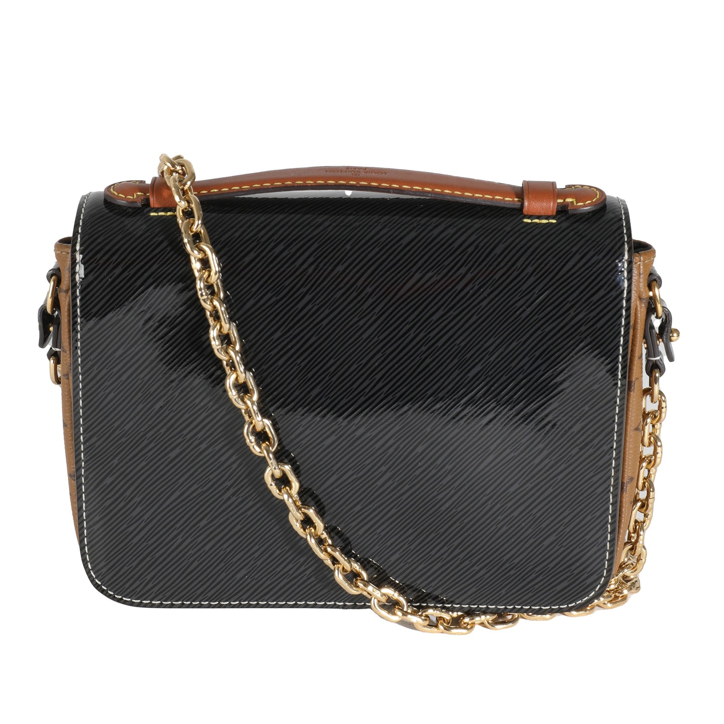 Louis Vuitton Black Shiny Epi Reverse Monogram Canvas Mini Pochette Metis