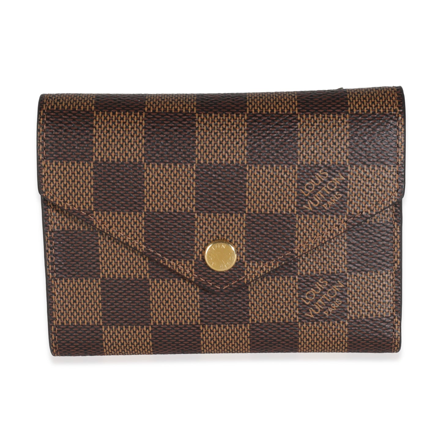 Louis Vuitton Fuchsia Damier Ebene Canvas Victorine Wallet