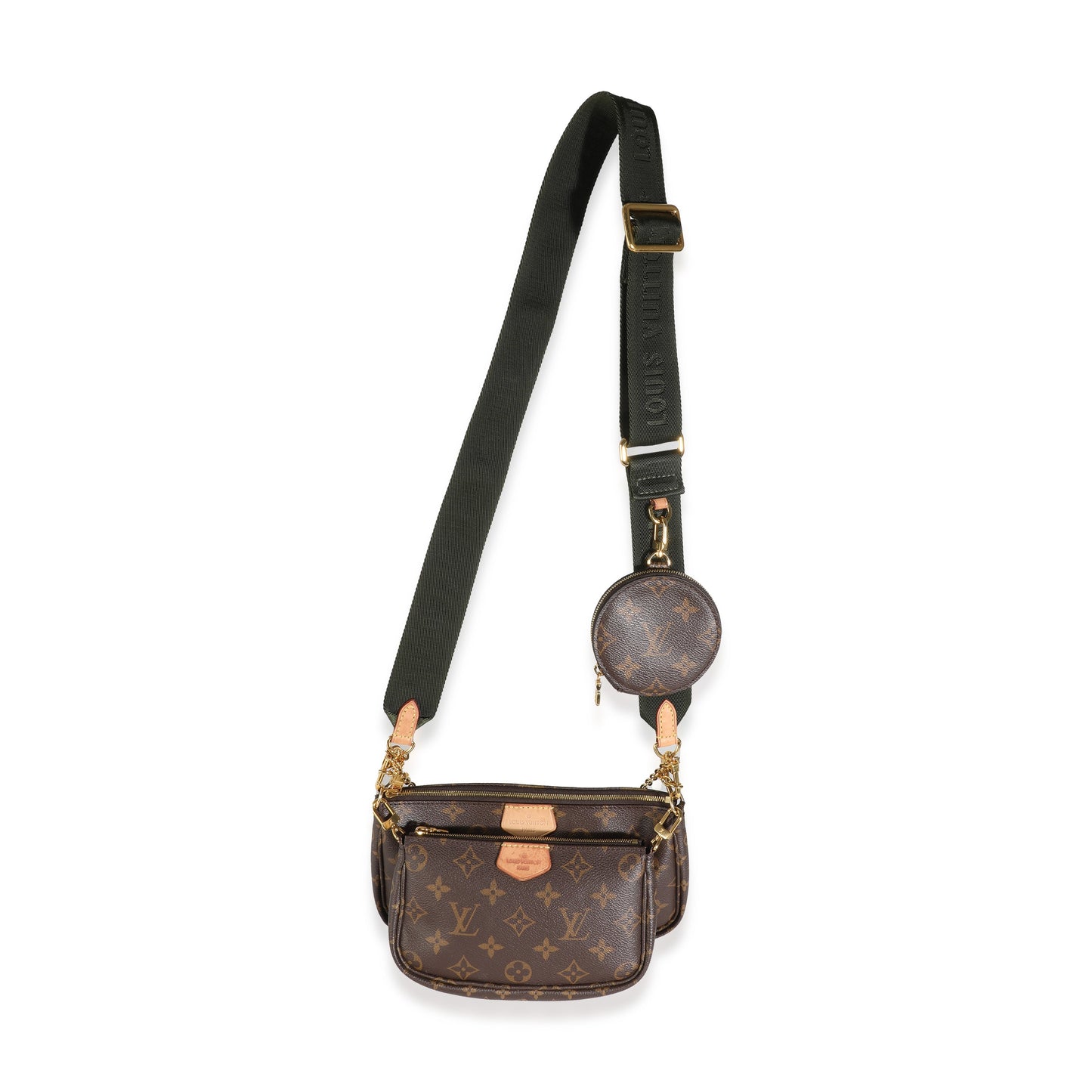 Louis Vuitton Khaki Monogram Canvas Multi Pochette Accessoires