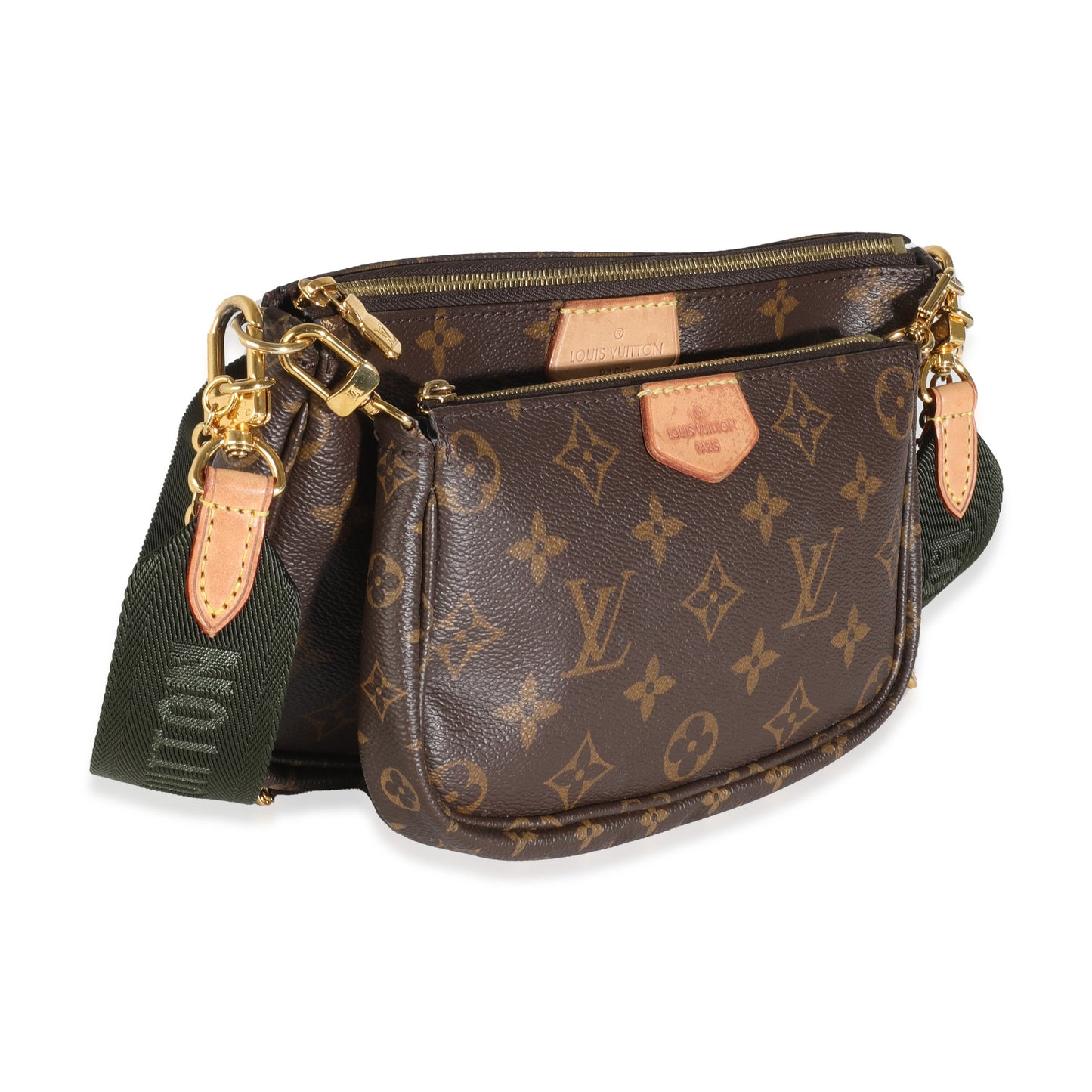Louis Vuitton Khaki Monogram Canvas Multi Pochette Accessoires