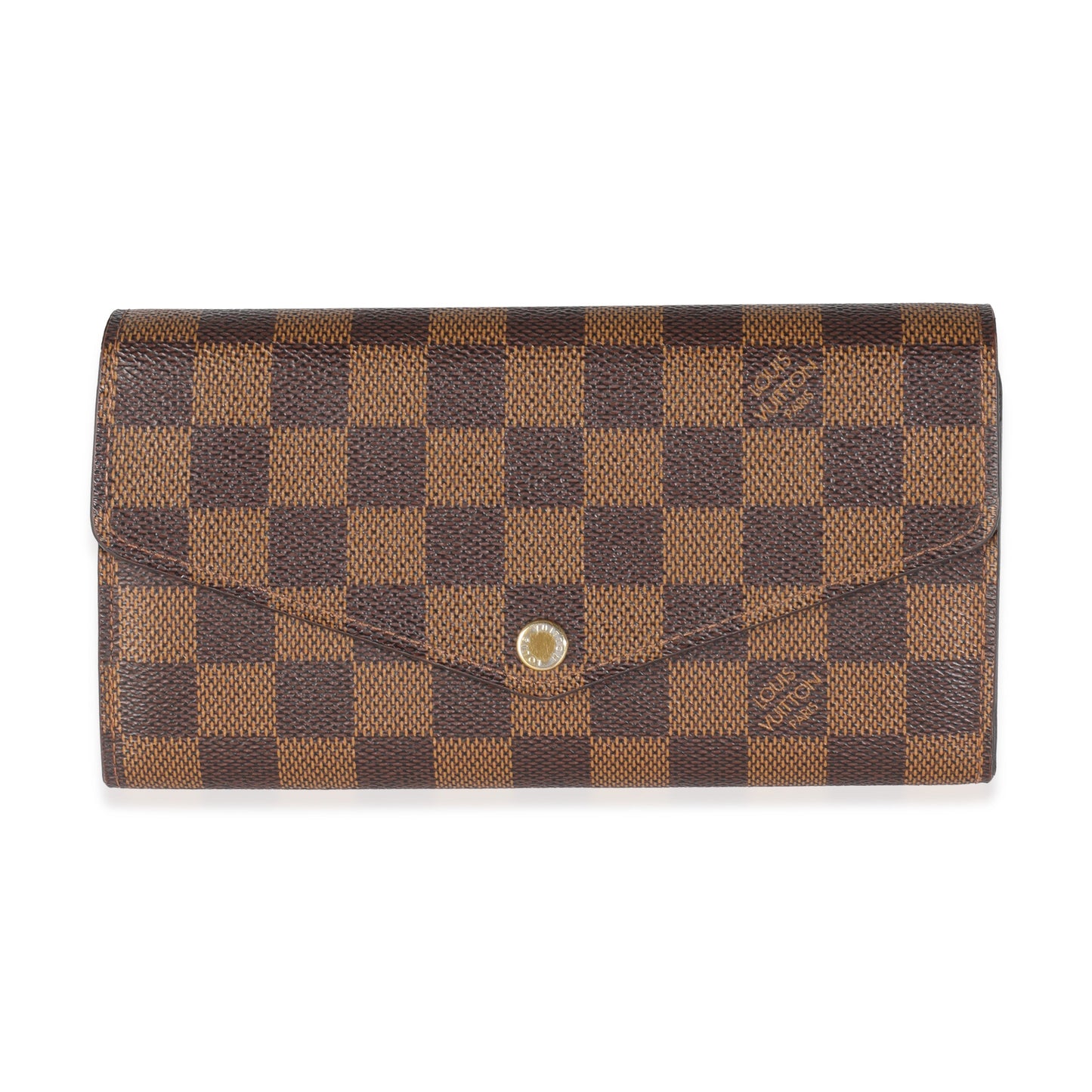 Louis Vuitton Damier Ebene Canvas Sarah Wallet