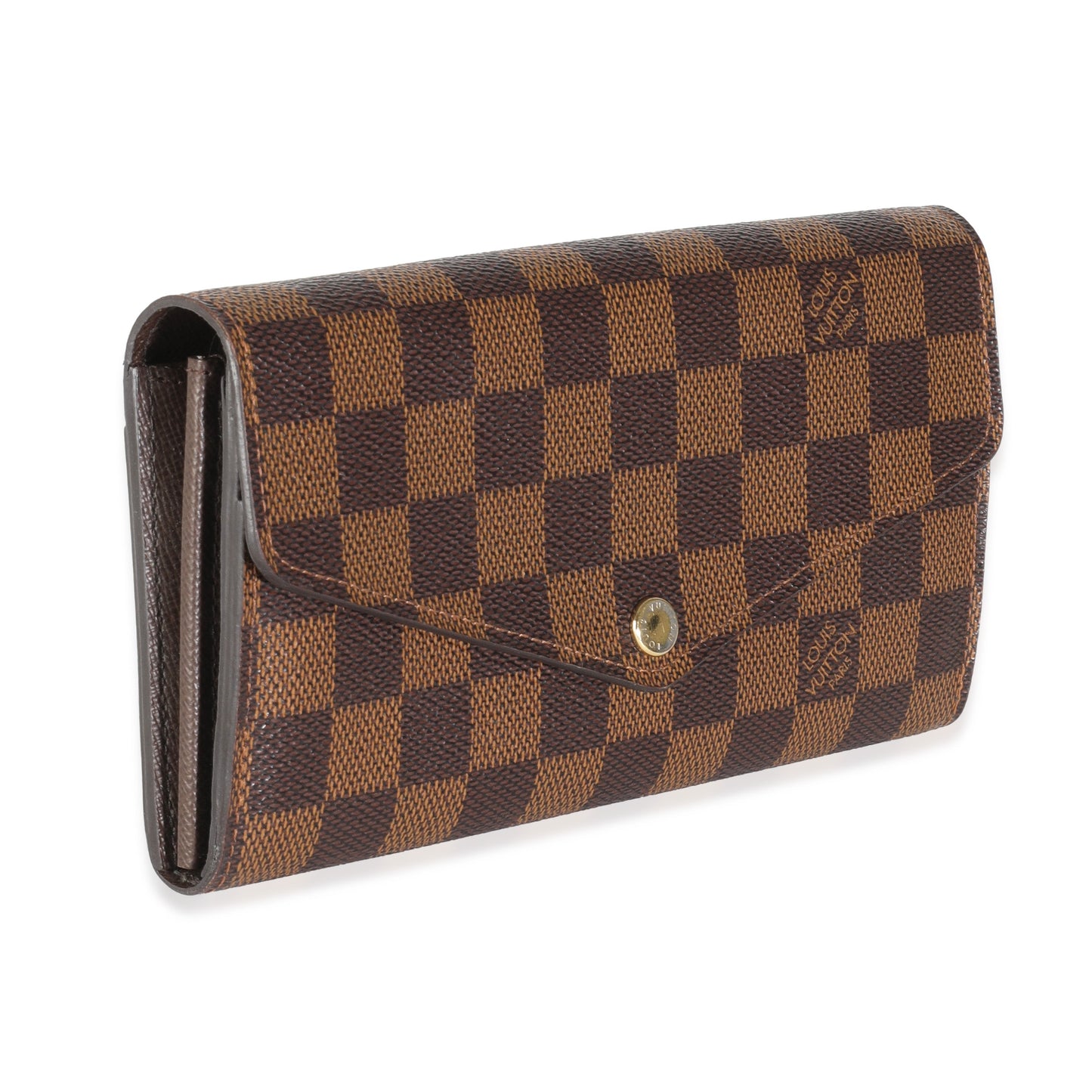 Louis Vuitton Damier Ebene Canvas Sarah Wallet
