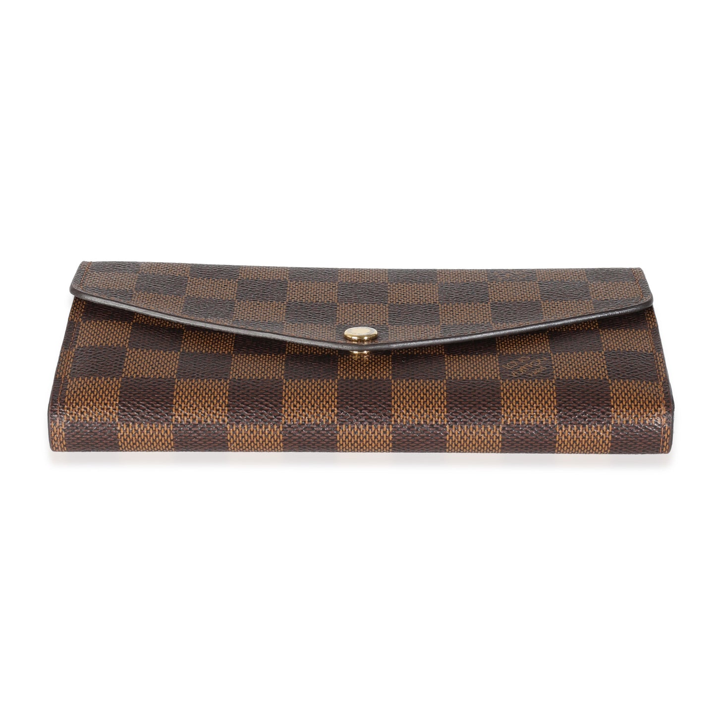 Louis Vuitton Damier Ebene Canvas Sarah Wallet