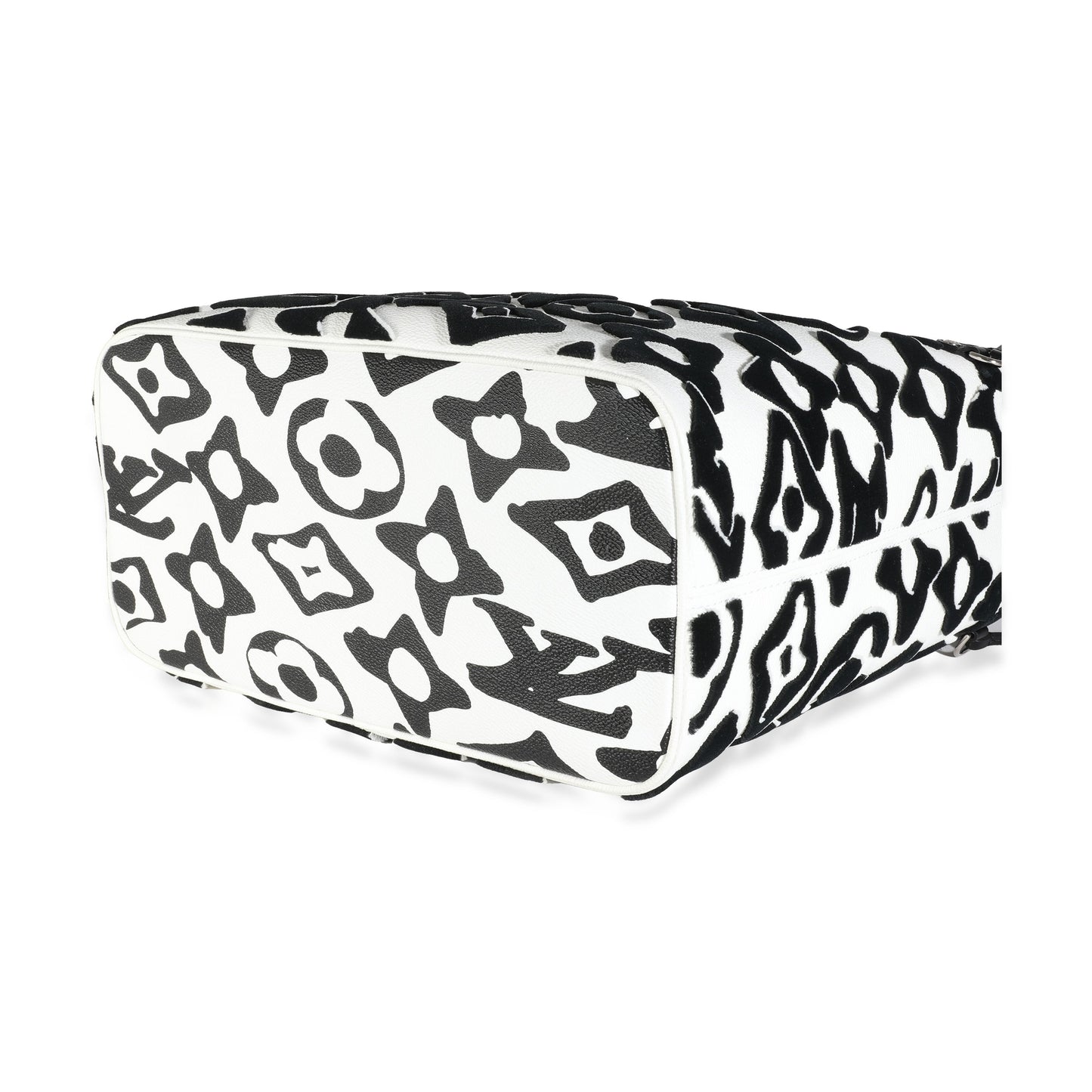 Louis Vuitton x UF Black White Tufted Monogram Neverfull MM