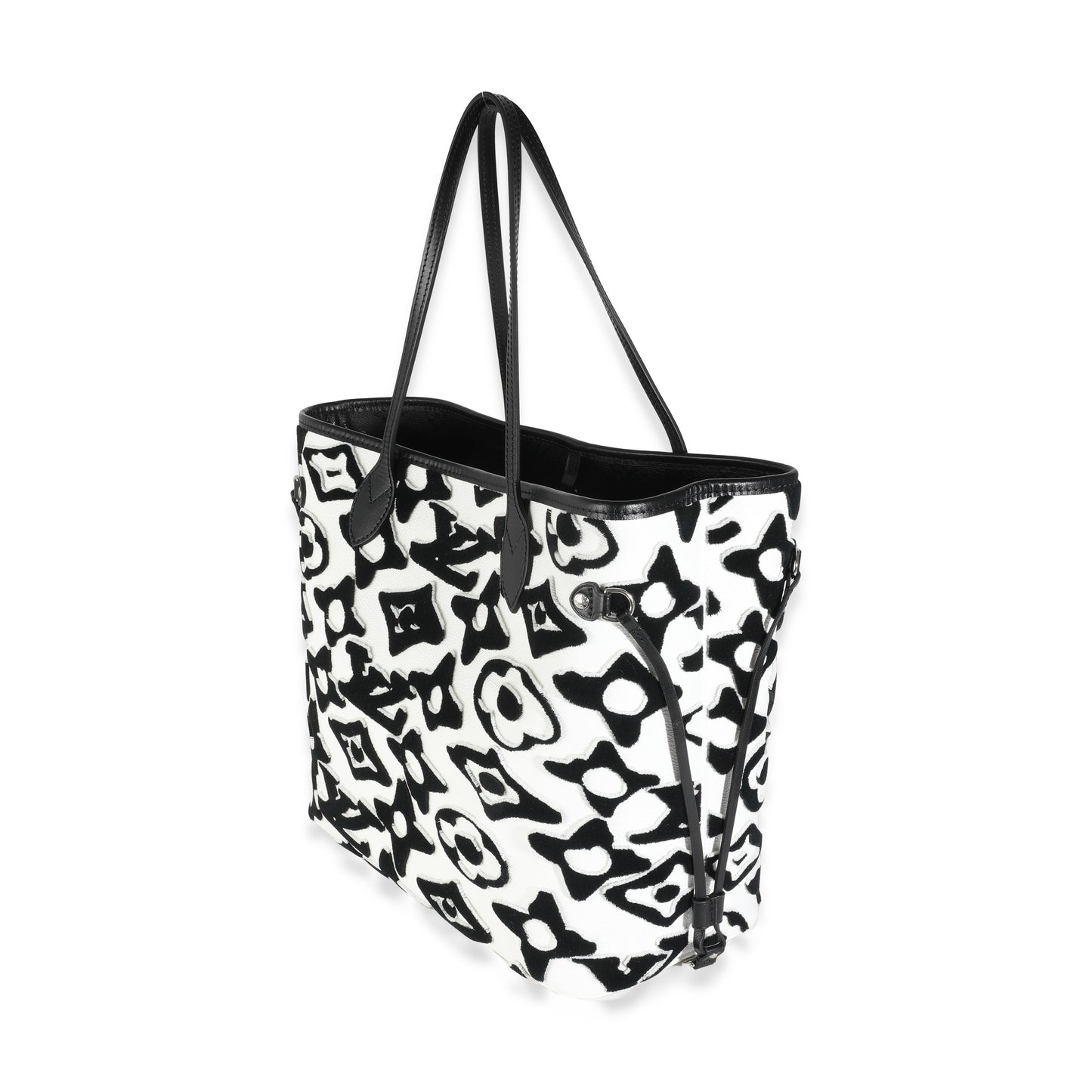 Louis Vuitton x UF Black White Tufted Monogram Neverfull MM