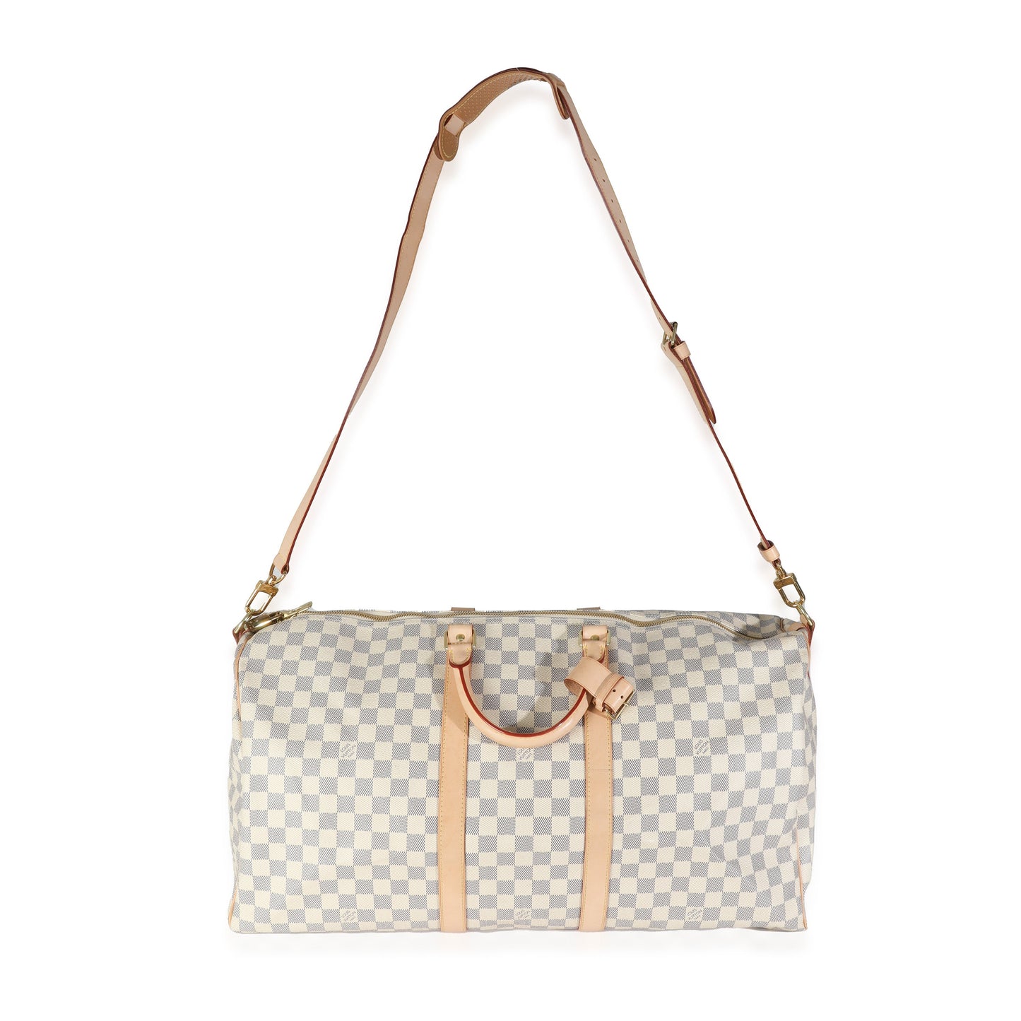 Louis Vuitton Damier Azur Canvas Keepall Bandouliere 55