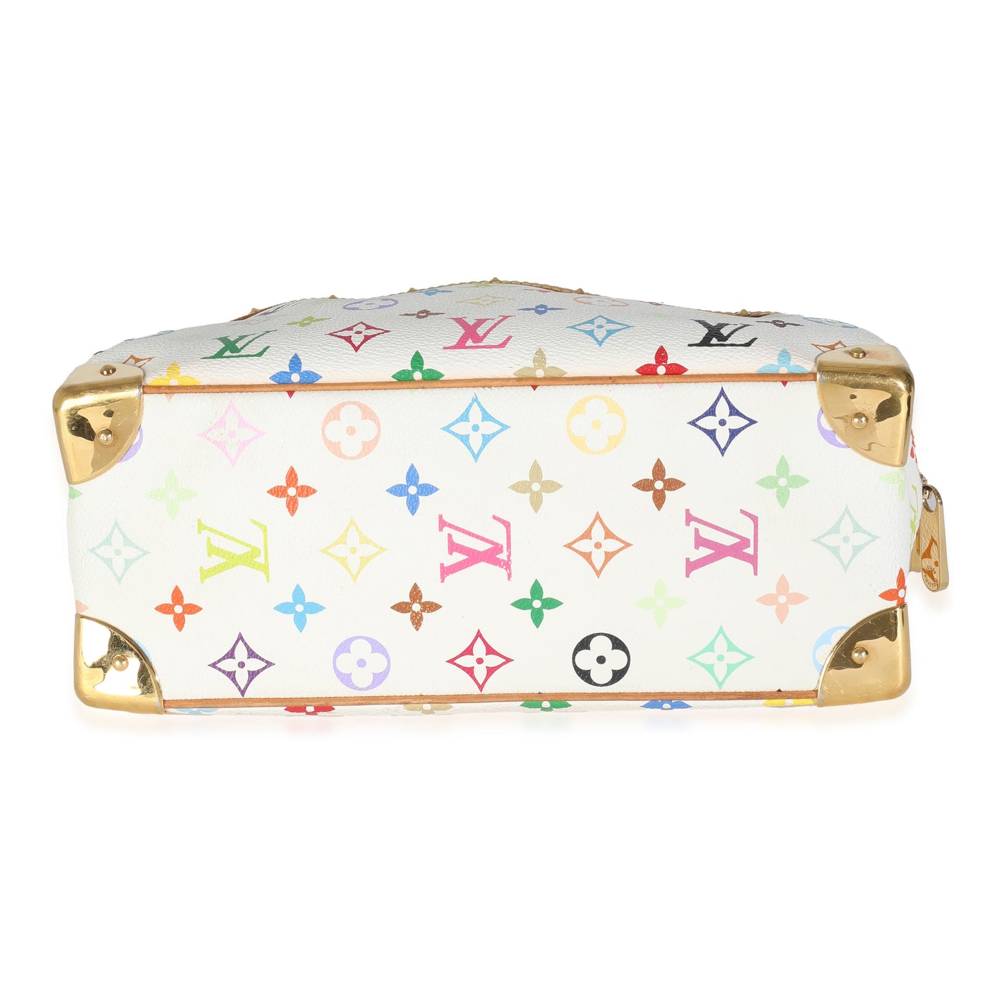 Louis Vuitton White Monogram Multicolore Canvas Trouville