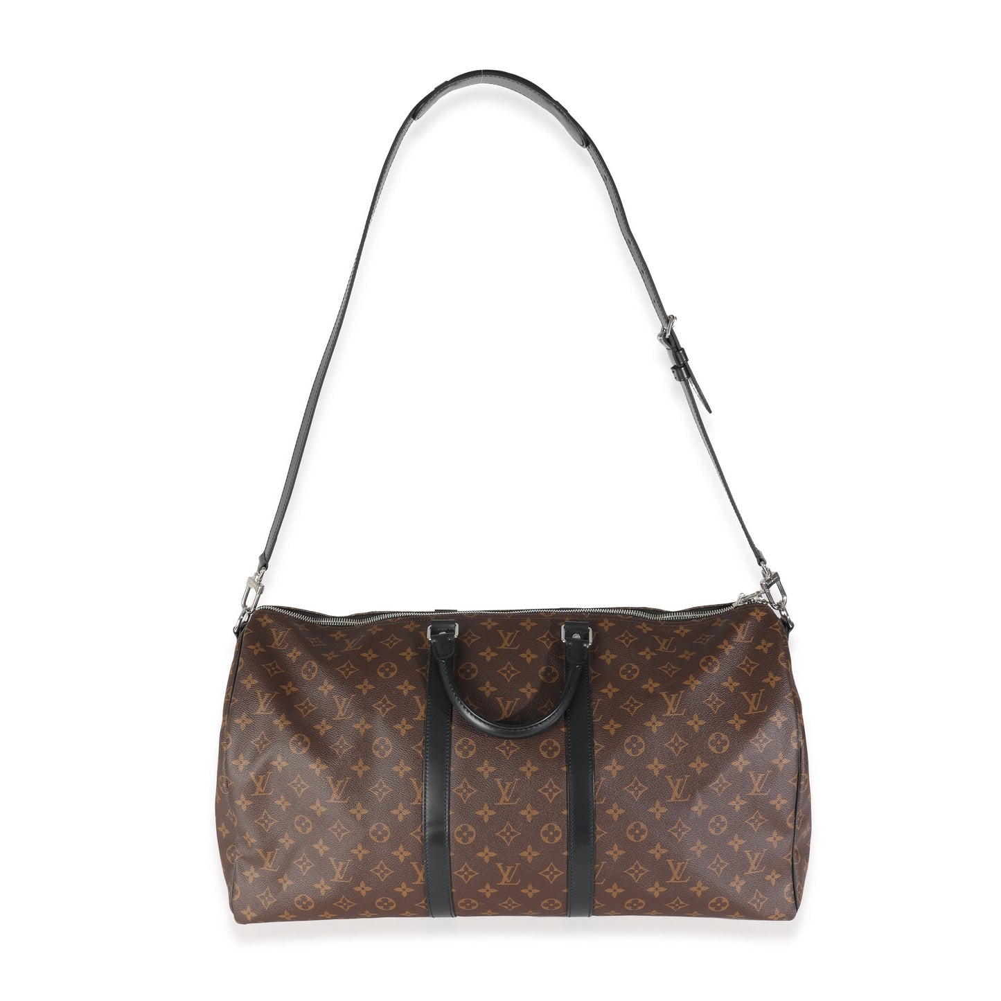 Louis Vuitton Monogram Macassar Canvas Keepall Bandouliere 55