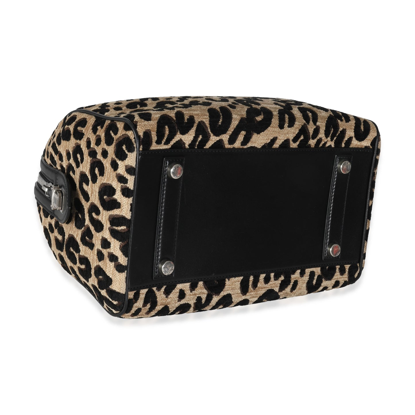 Louis Vuitton x Stephen Sprouse Black Beige Velvet Leopard Speedy 30