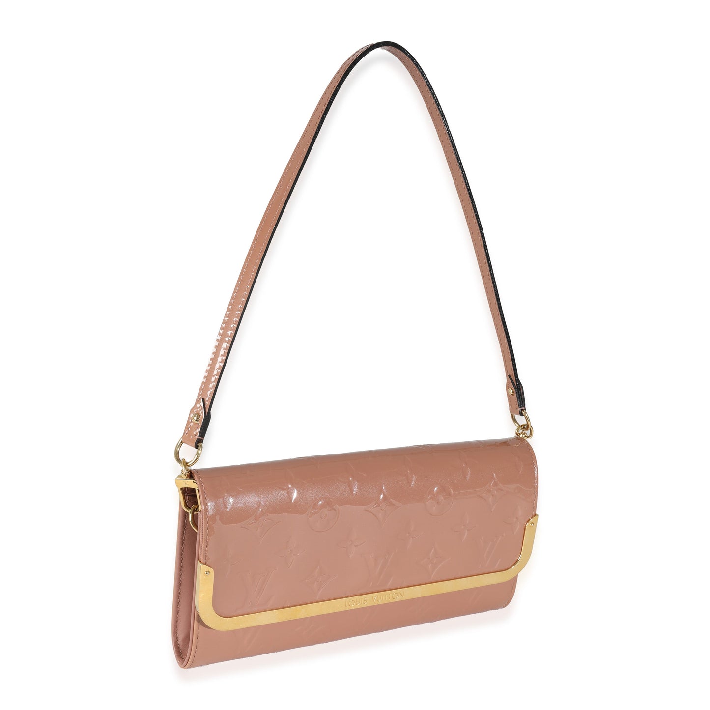 Louis Vuitton Rose Velours Vernis Rossmore MM