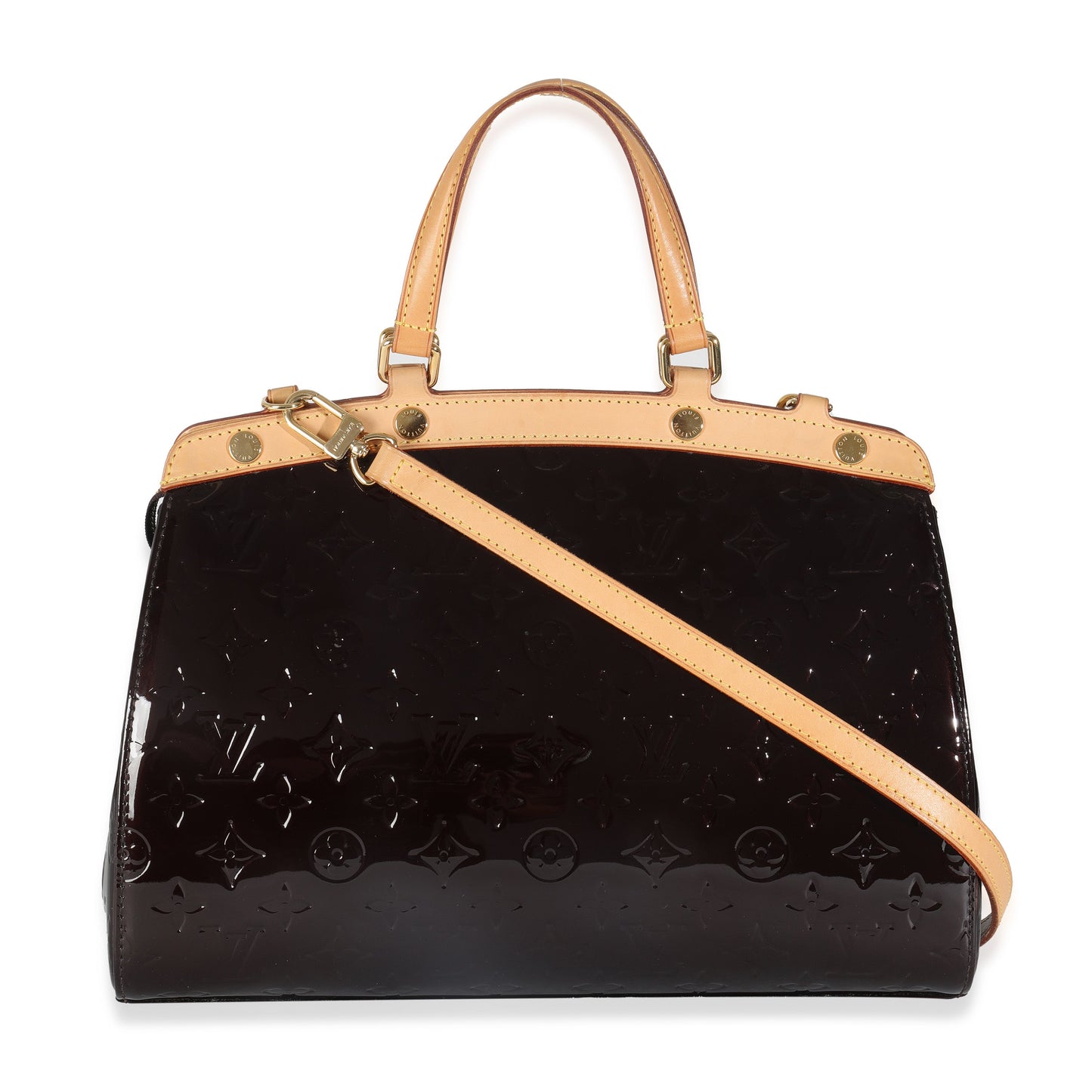 Louis Vuitton Amarante Monogram Vernis Brea MM