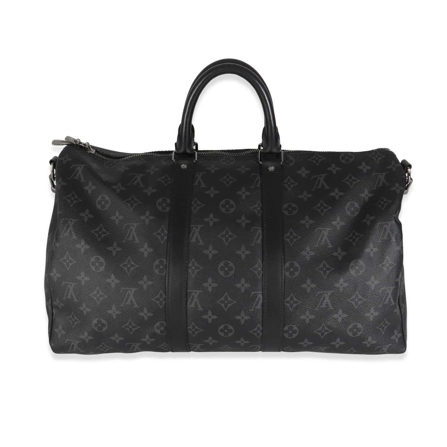 Louis Vuitton Monogram Eclipse Canvas Keepall Bandouliere 45