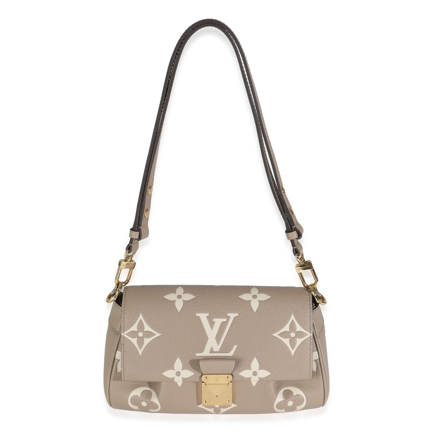 Louis Vuitton Tourterelle Creme Empreinte Monogram Giant Favorite