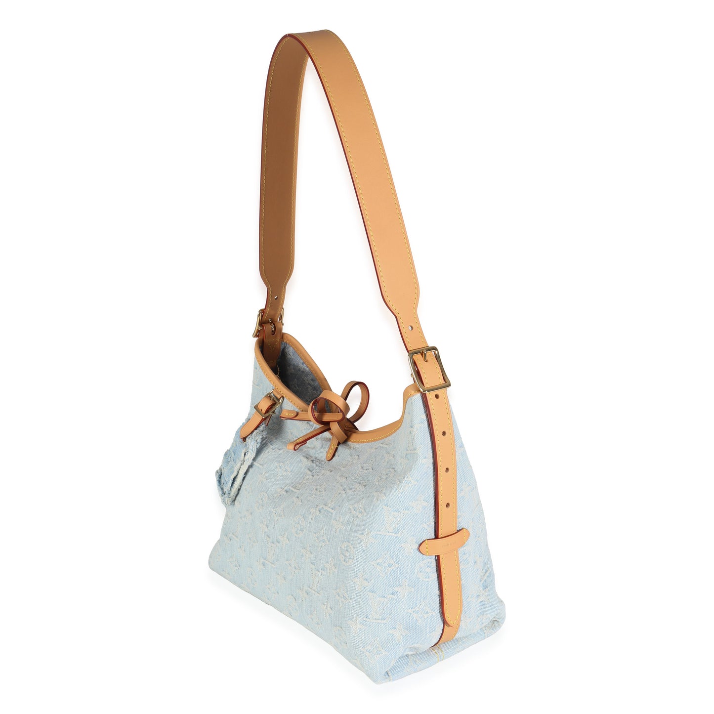 Louis Vuitton Sky Blue Monogram Denim Carryall PM