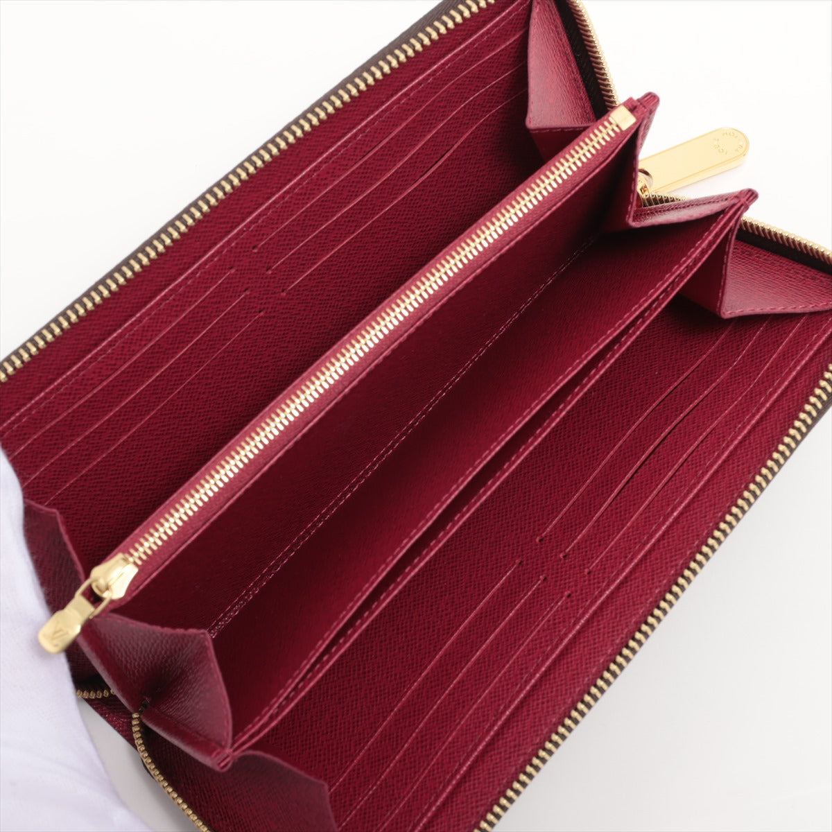Louis Vuitton Monogram  Wallet M41895 Fushai Round Zip Wallet