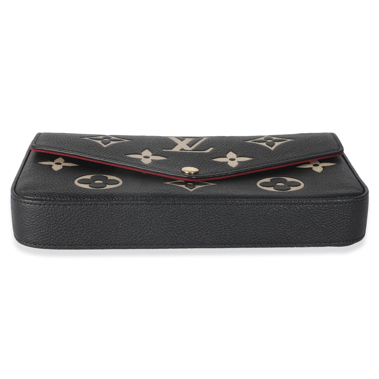 Louis Vuitton Black Beige Empreinte Monogram Giant Felicie Pochette