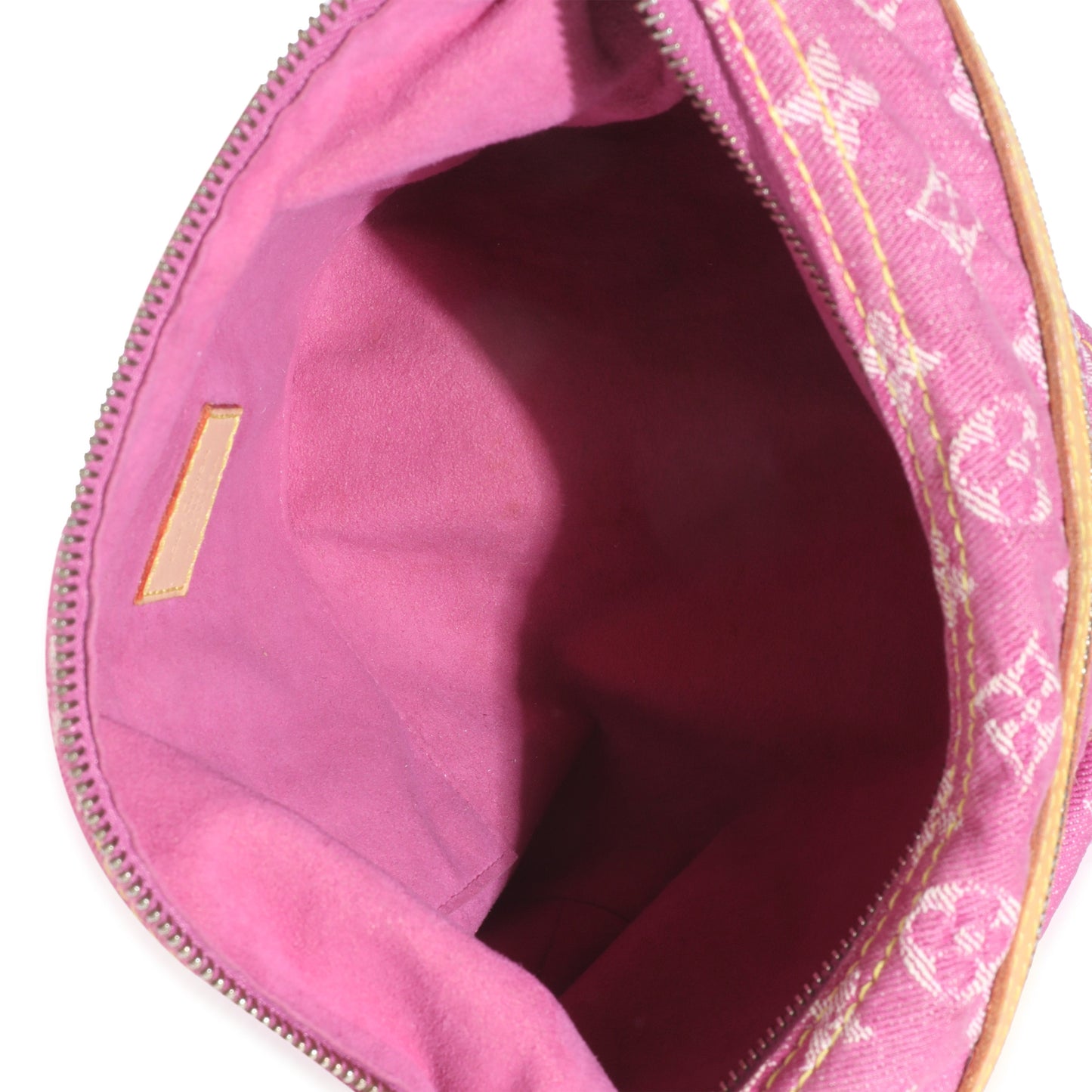 Louis Vuitton Pink Monogram Denim Pleaty Bag