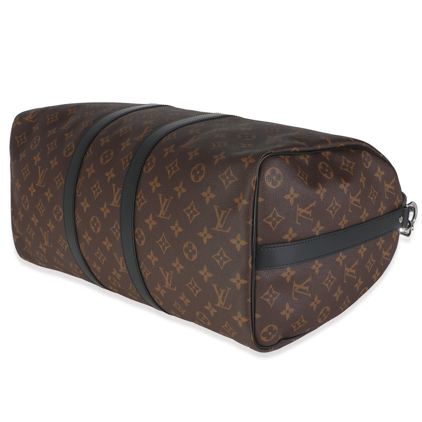 Louis Vuitton Monogram Maccassar Canvas Keepall Bandouliere 45