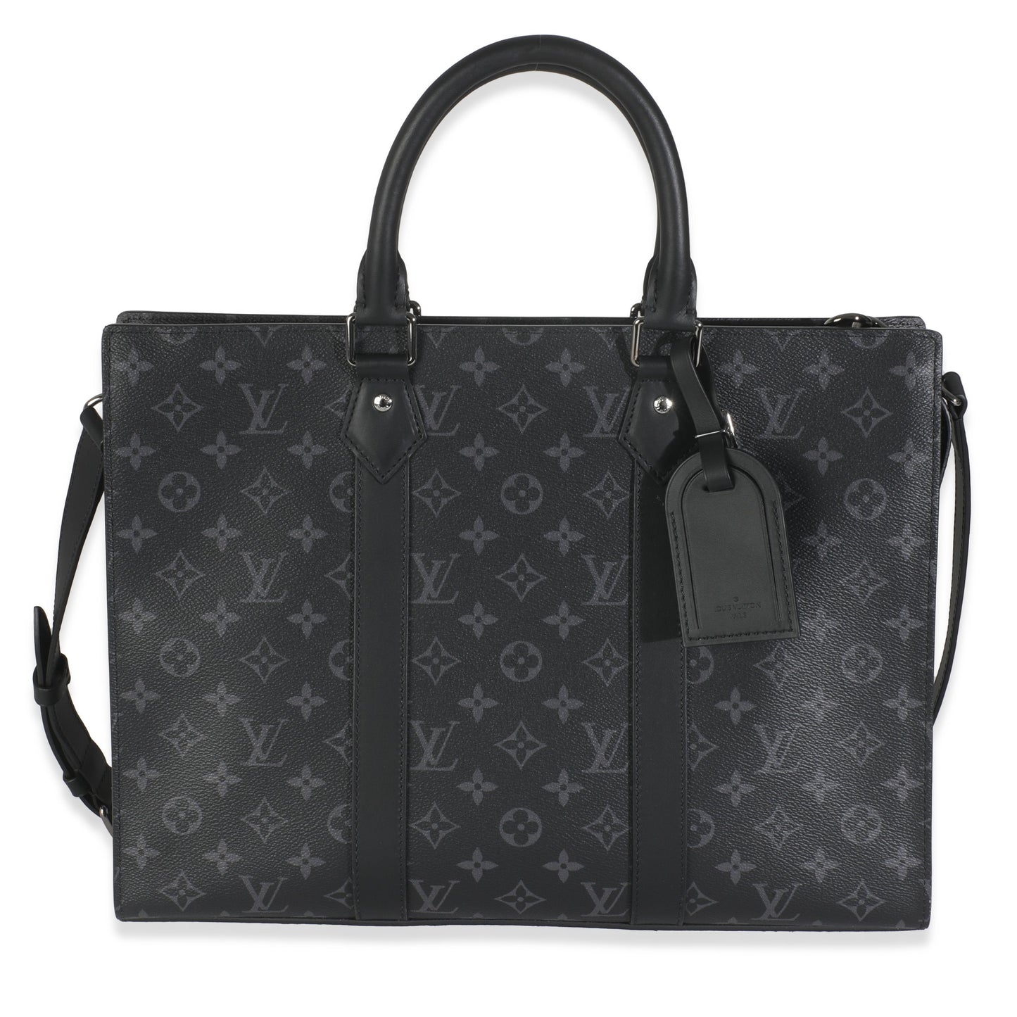 Louis Vuitton Monogram Eclipse Canvas Sac Plat Horizontal Zippe