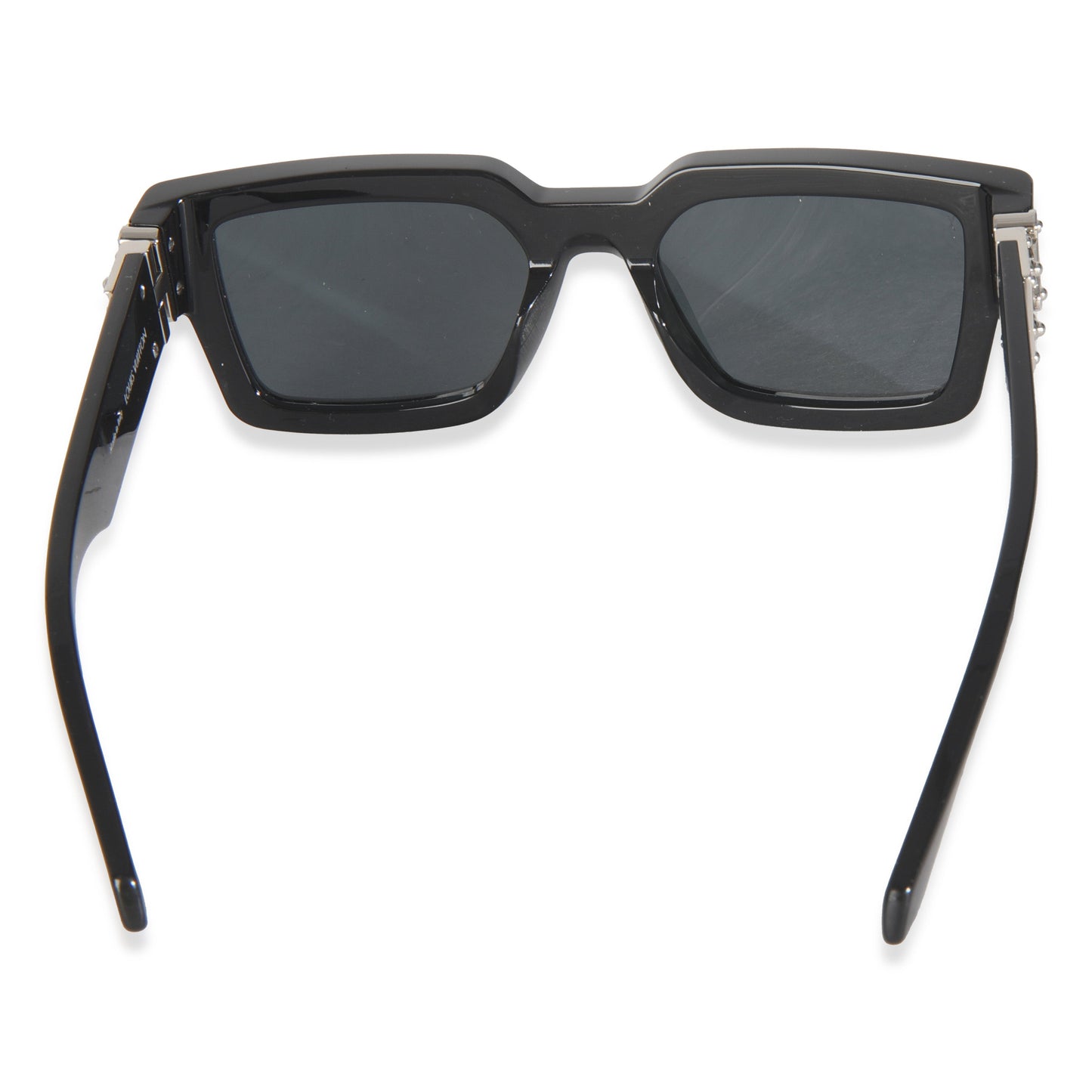 Louis Vuitton Black Acetate LV Match Square Lens Sunglasses