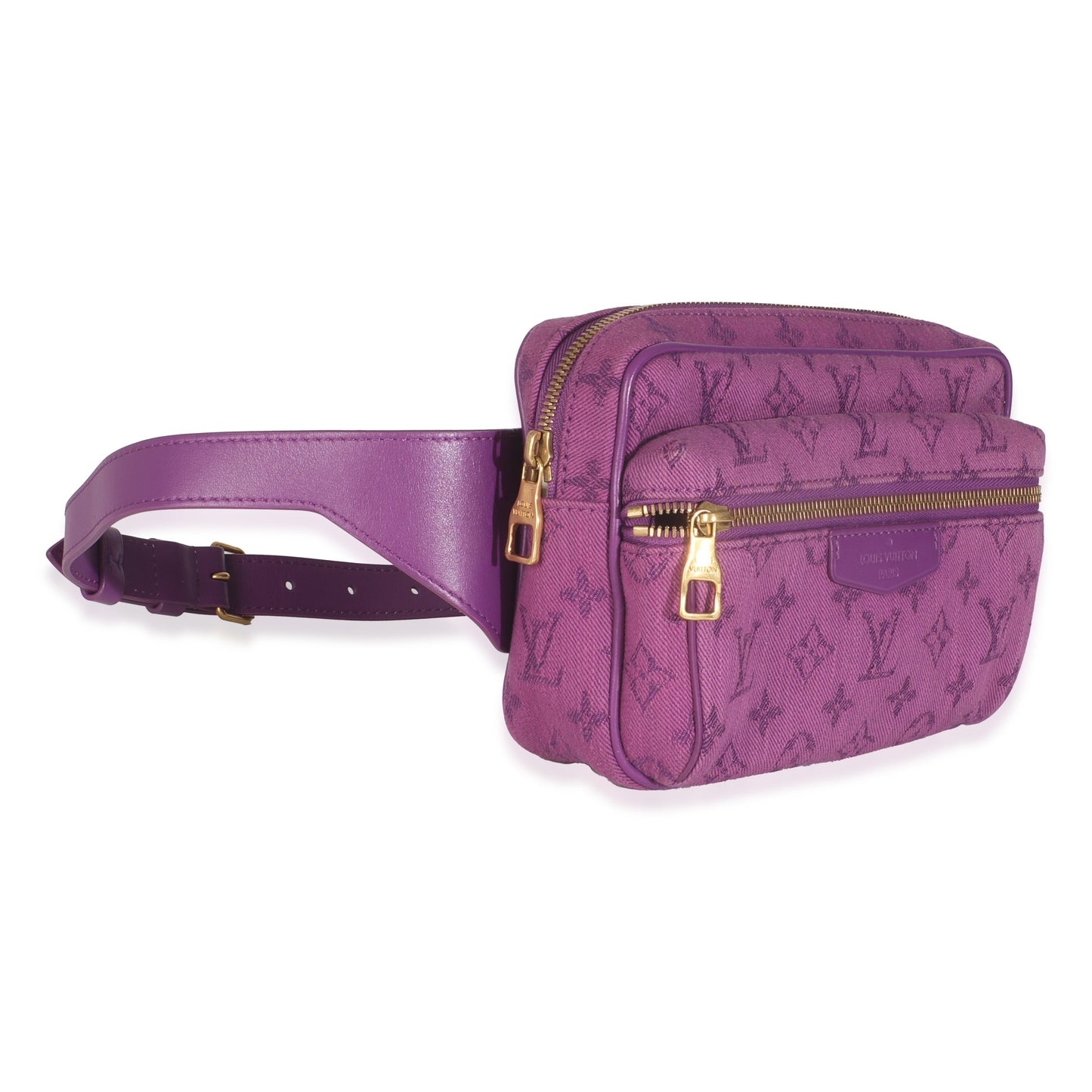 Louis Vuitton Purple Monogram Denim Outdoor Bumbag