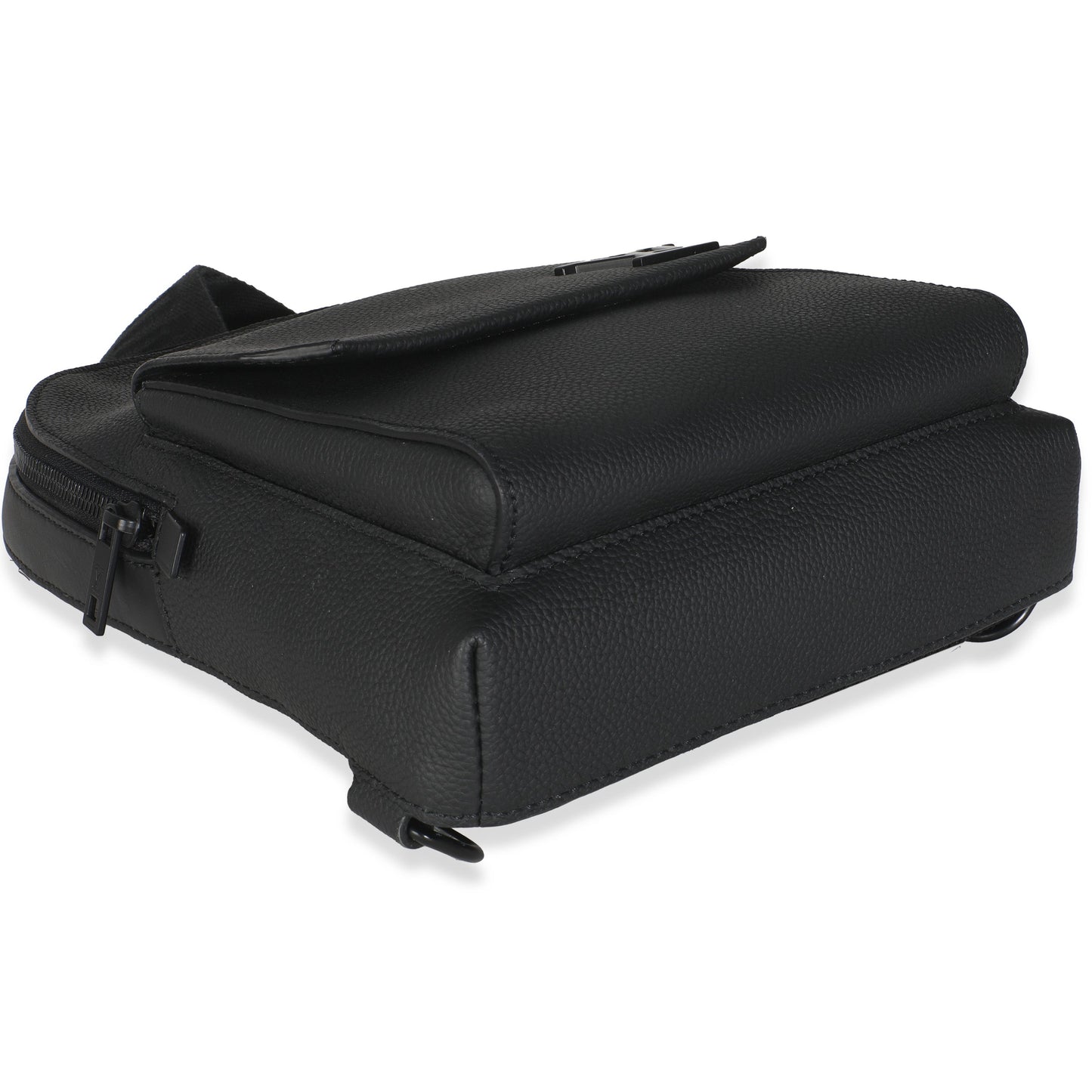 Louis Vuitton Black Grained Cowhide Aerogram Pilot Slingbag
