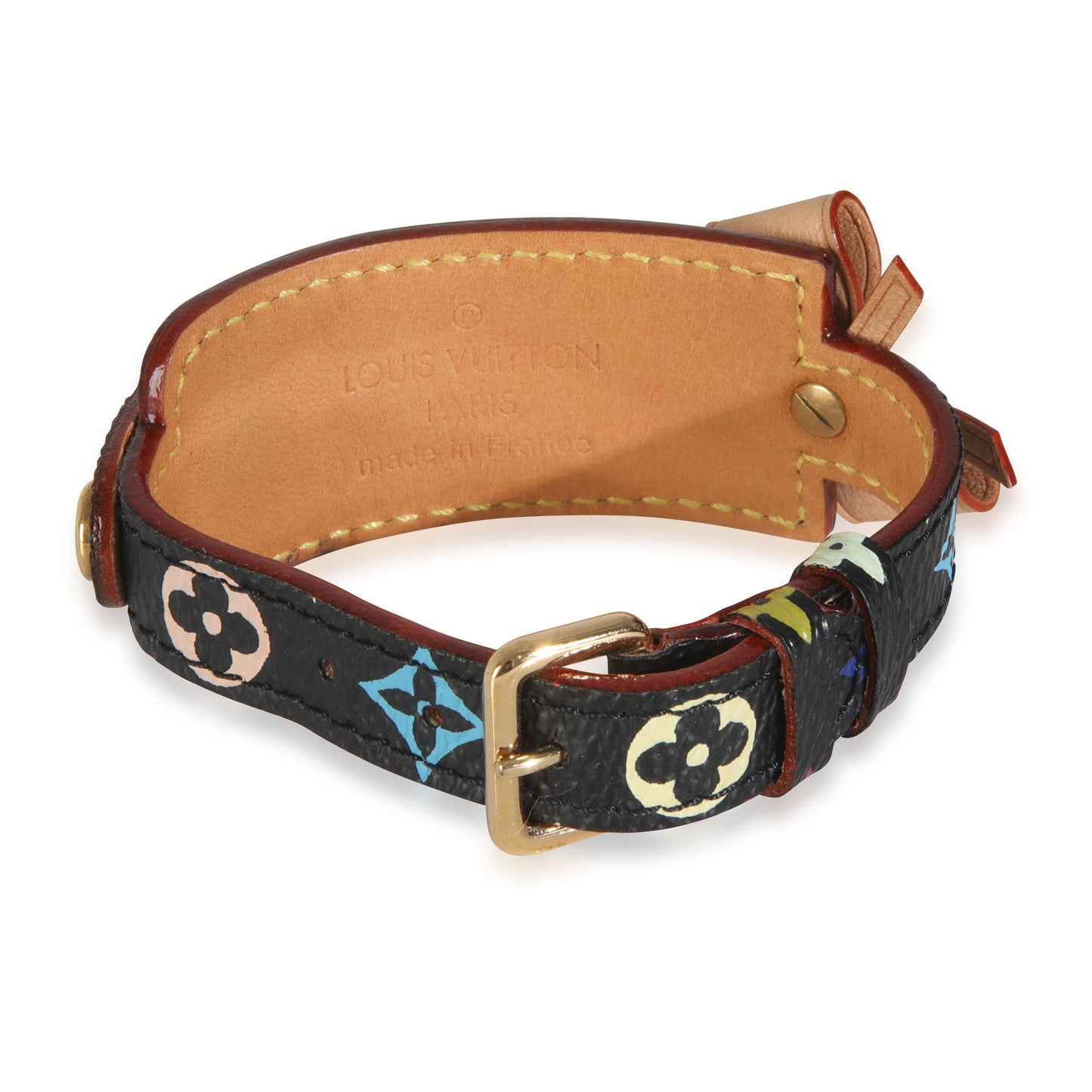 Louis Vuitton Gold-Plated  Murakami Monogram ID Bracelet
