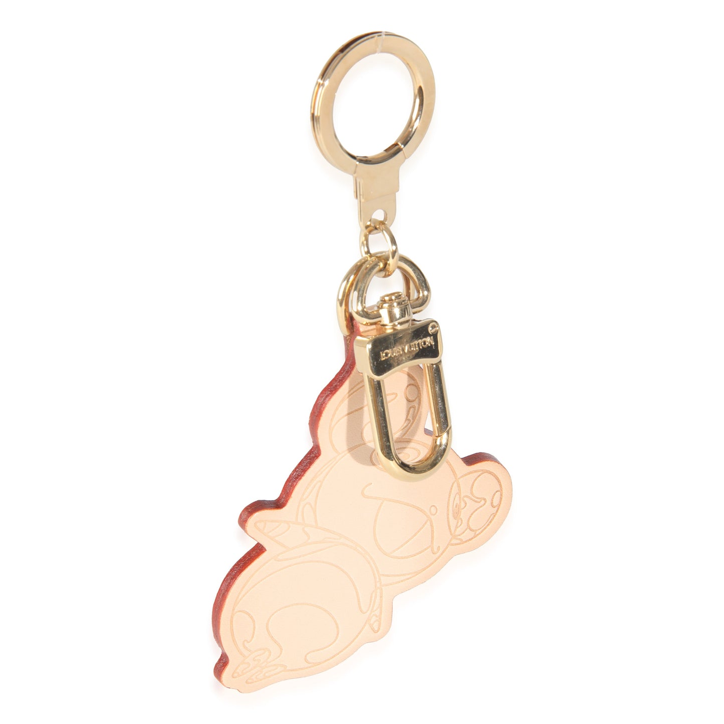 Louis Vuitton x Takashi Murakami Vachetta Panda Key Holder Bag Charm
