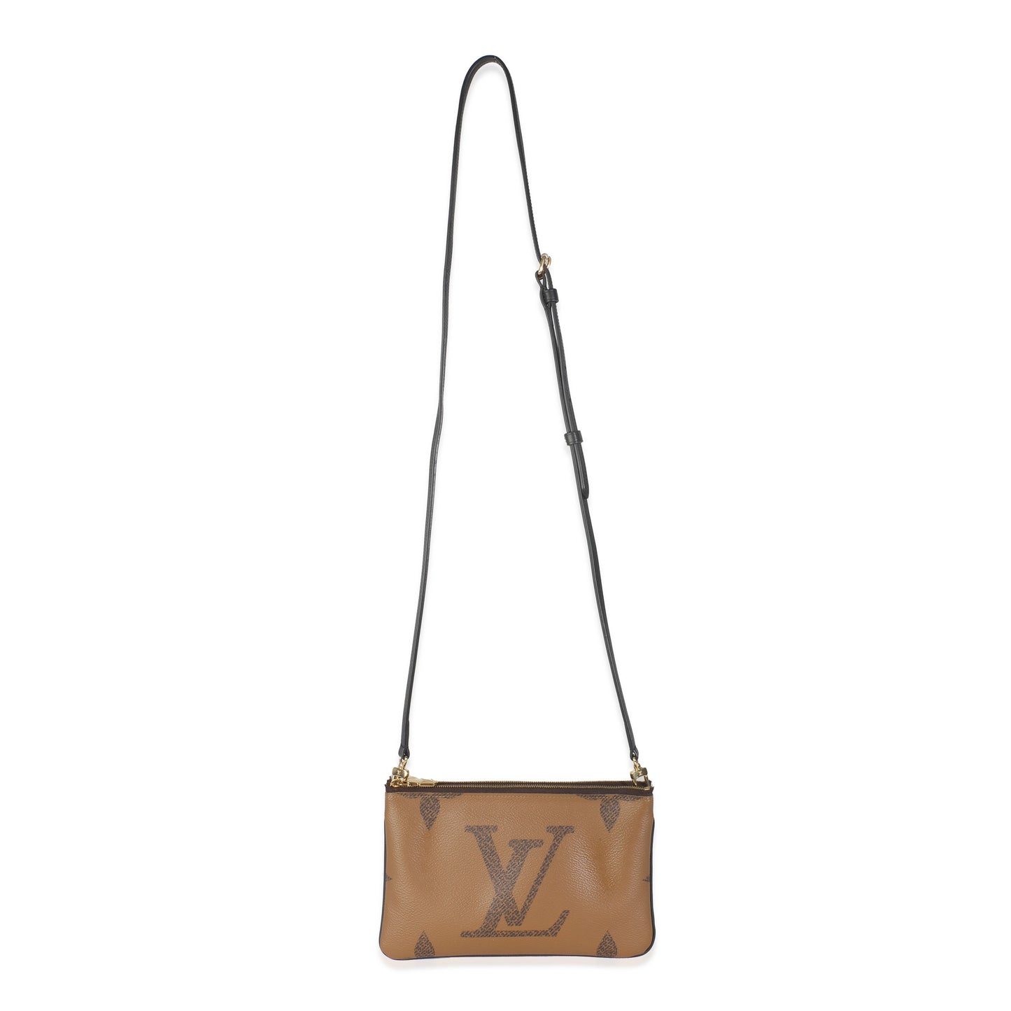 Louis Vuitton Reverse Monogram Canvas Double Zip Pochette