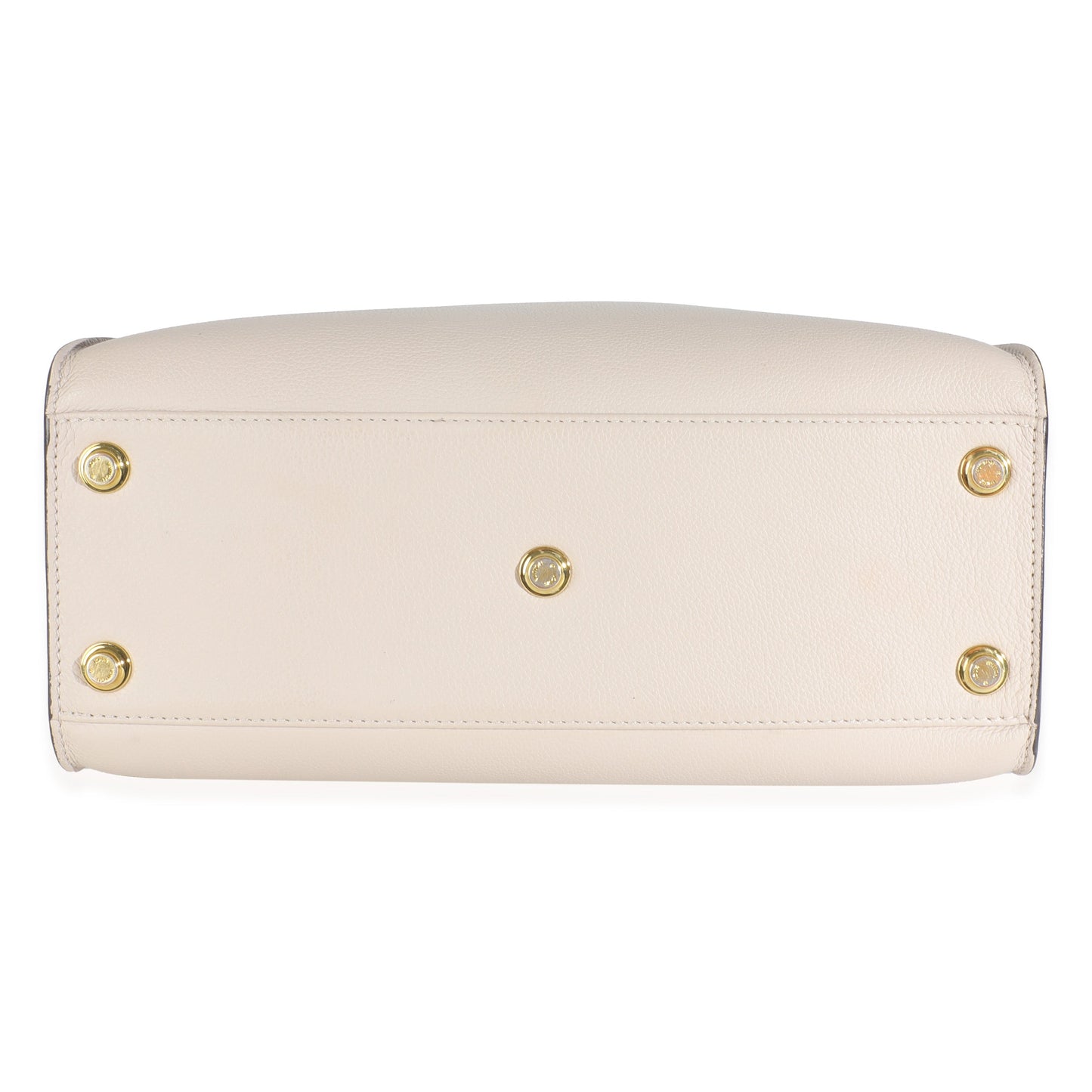 Louis Vuitton Greige Calfskin Monogram On My Side MM