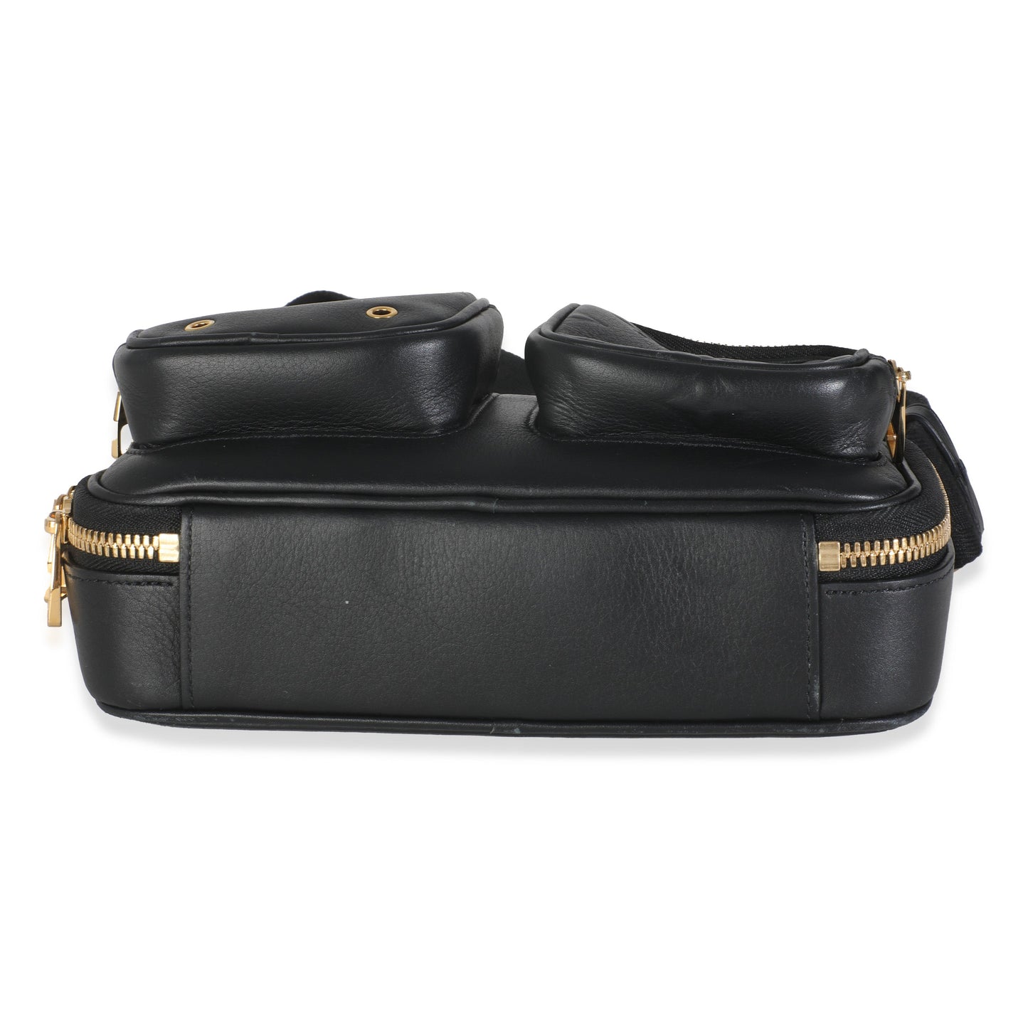 Louis Vuitton Black Monogram Embossed Calfskin Utility Crossbody