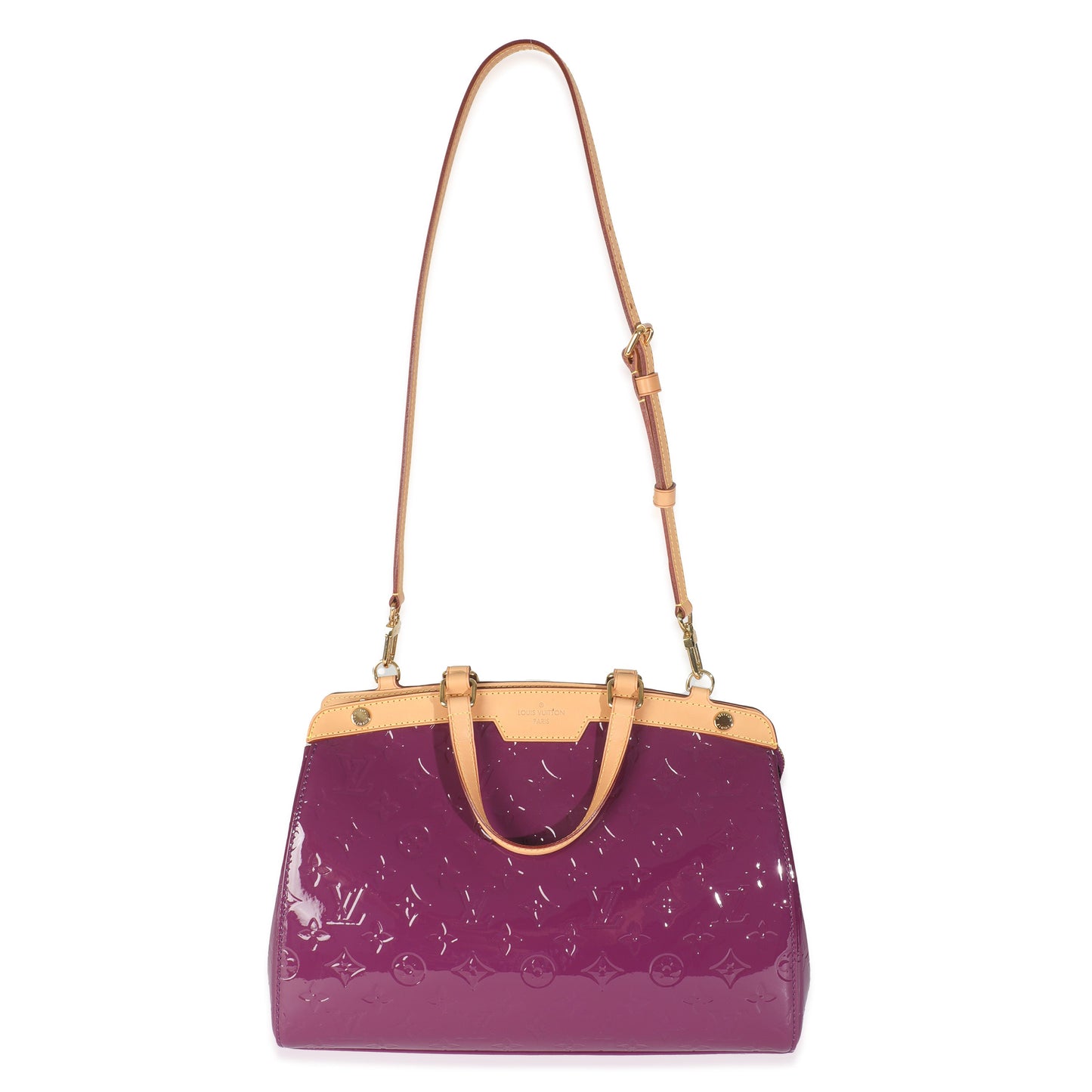 Louis Vuitton Amethyst Monogram Vernis Brea MM