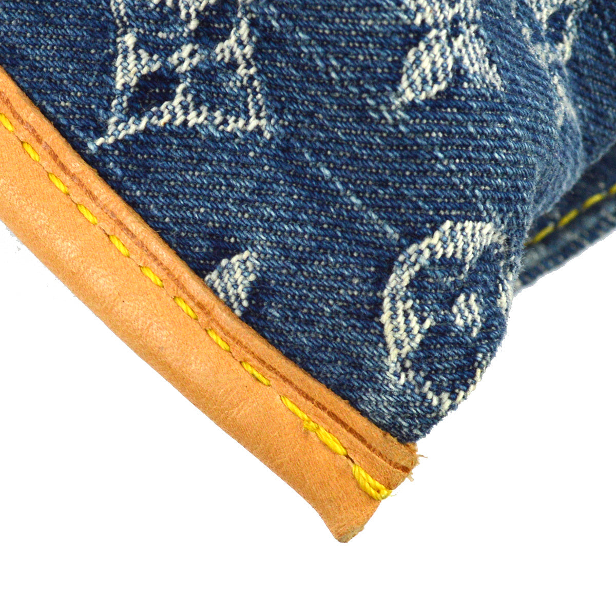 Louis Vuitton 2005 Monogram Denim Flat Shopper M95018