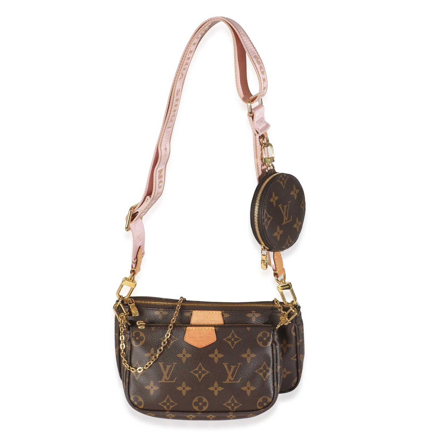 Louis Vuitton Rose Ballerine Monogram Canvas Multi Pochette Accessories