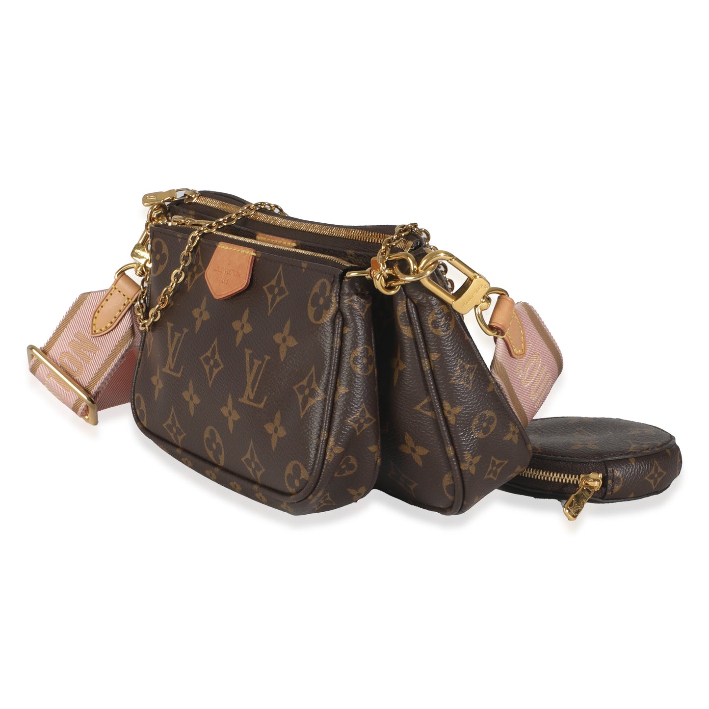 Louis Vuitton Rose Ballerine Monogram Canvas Multi Pochette Accessories