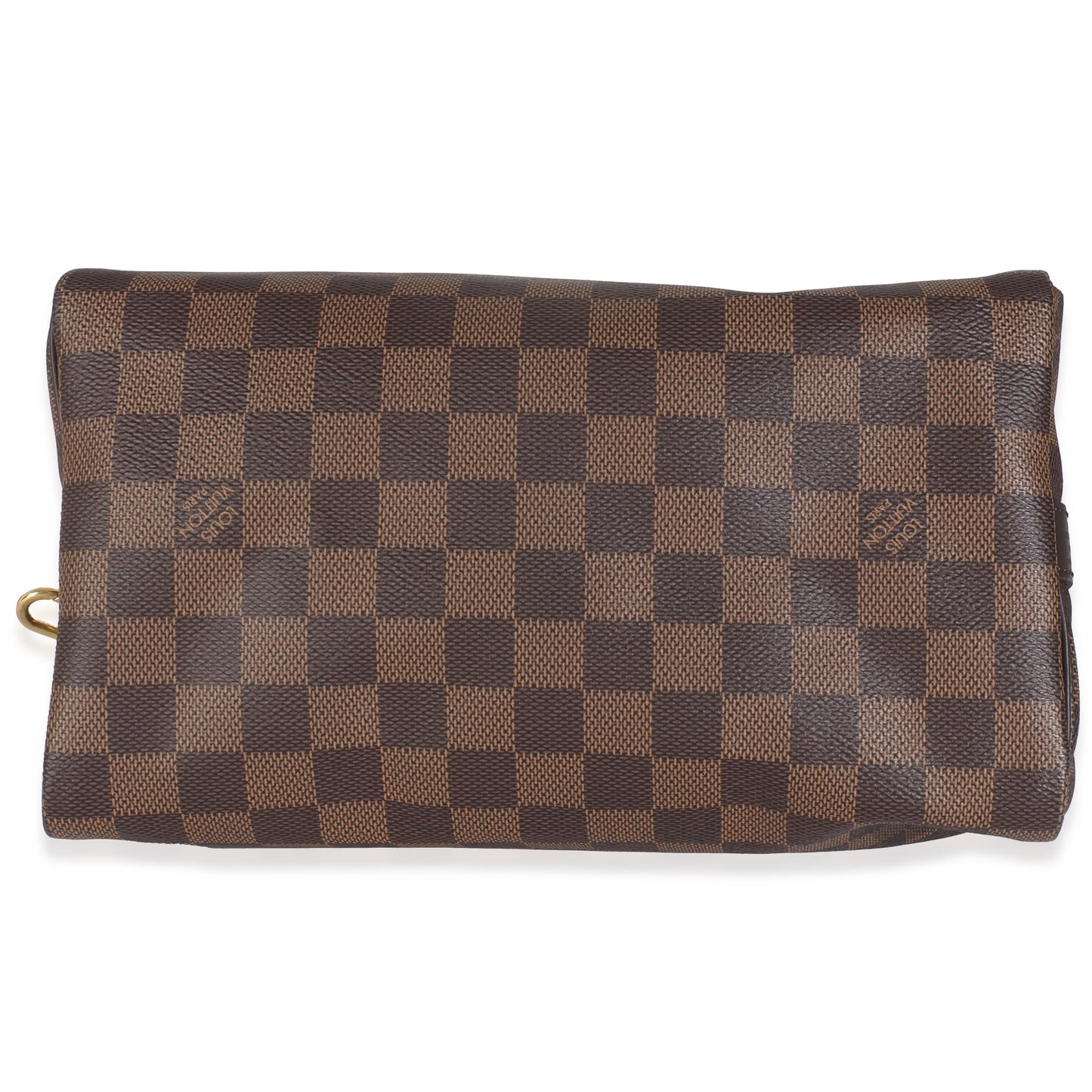 Louis Vuitton Damier Ebene Canvas Braided Speedy Bandouliere 25