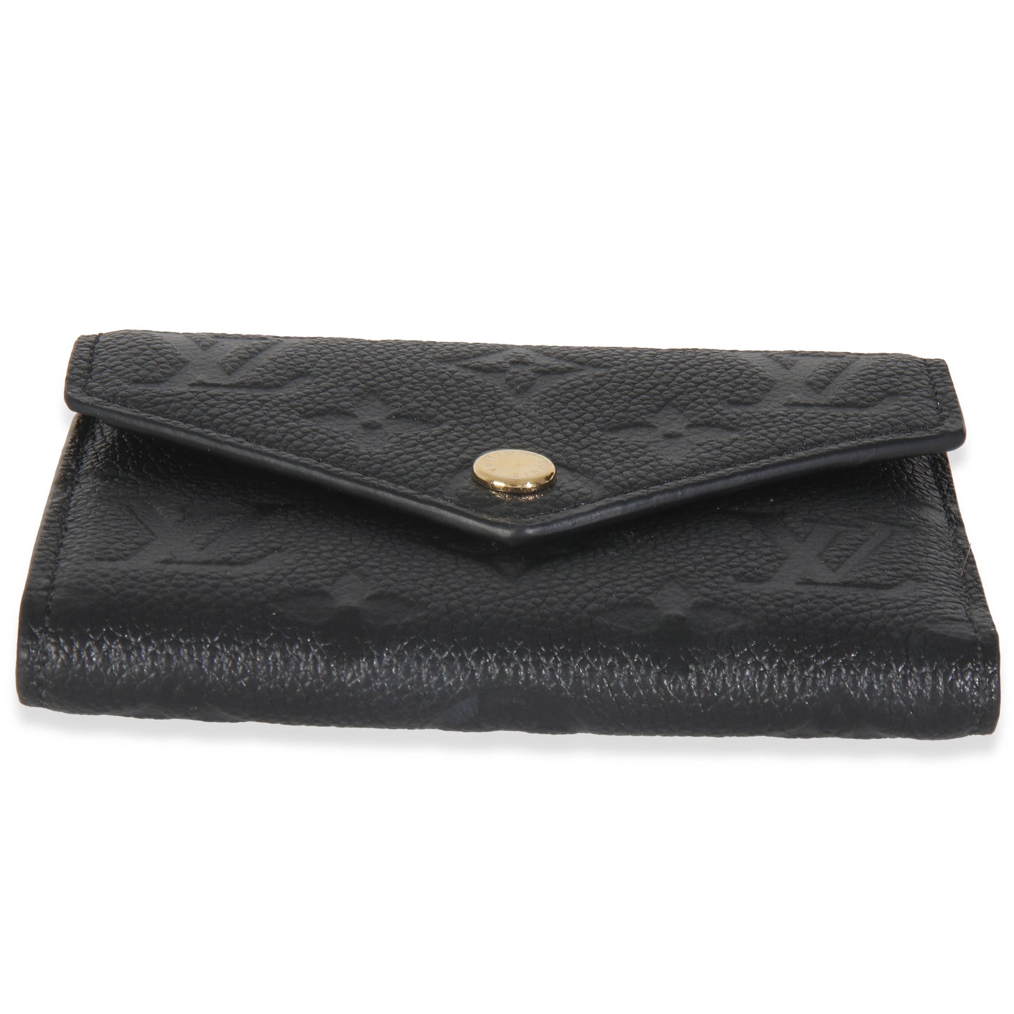 Louis Vuitton Black Monogram Empreinte Victorine Wallet