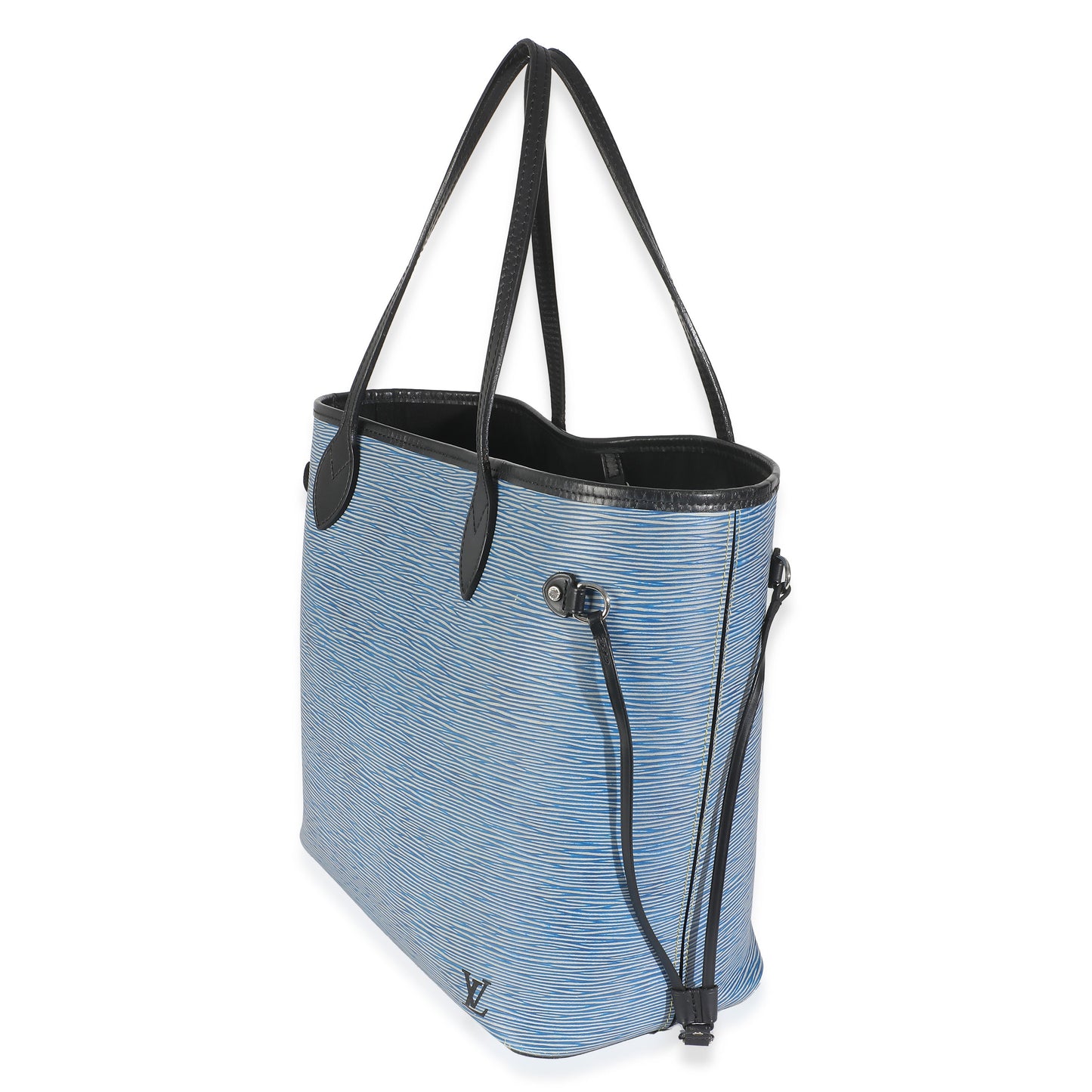 Louis Vuitton Blue Denim Epi Neverfull MM